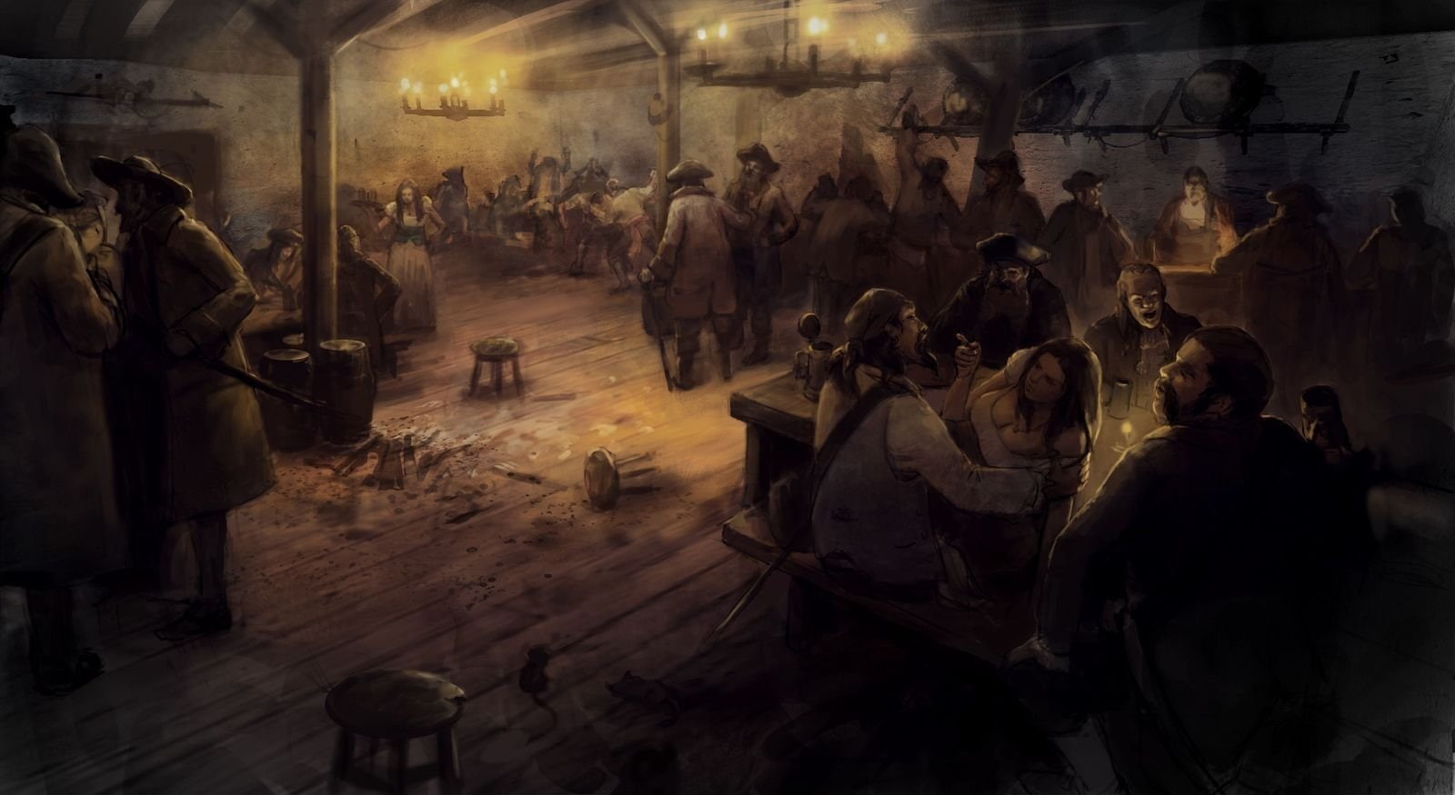 720P, Risen, Bar, Video Game, Brothel, Risen 2: Dark Waters, HD Wallpaper