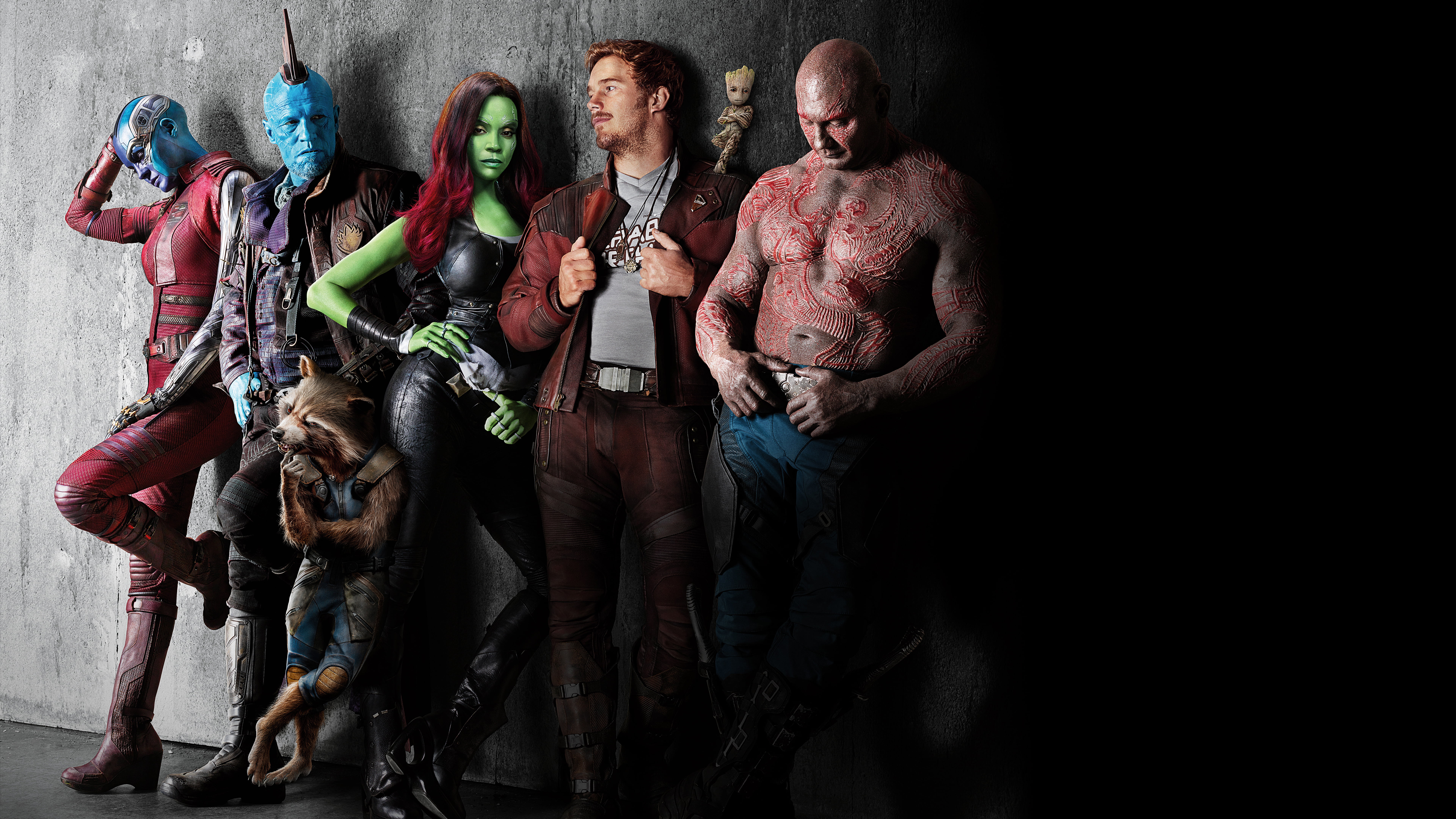 8K, Guardians of the Galaxy, Nebula (Marvel), Marvel Cinematic Universe, fantasy art, Gamora, HD Wallpaper