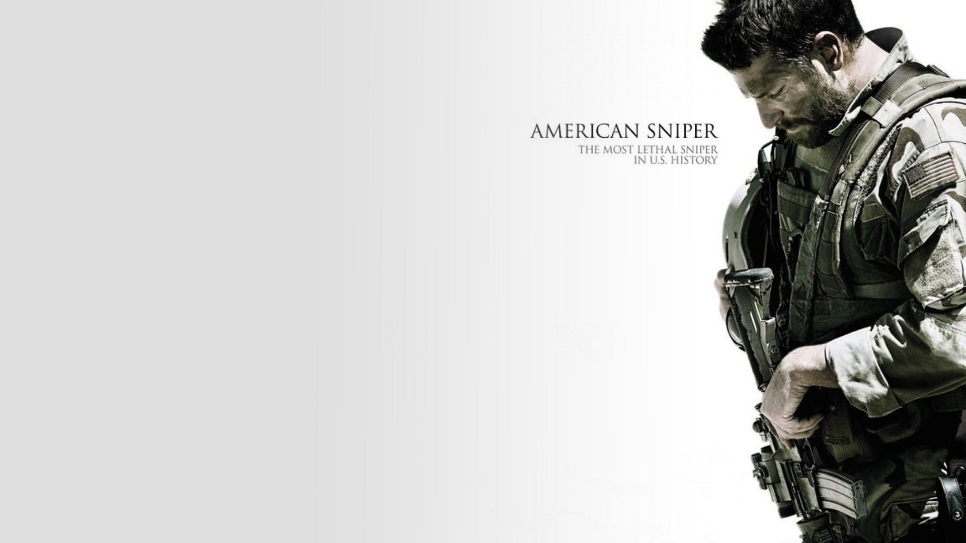 1080P, american sniper, one person, holding, government, studio shot, men, three quarter length, military uniform, armed forces, standing, white background, HD Wallpaper