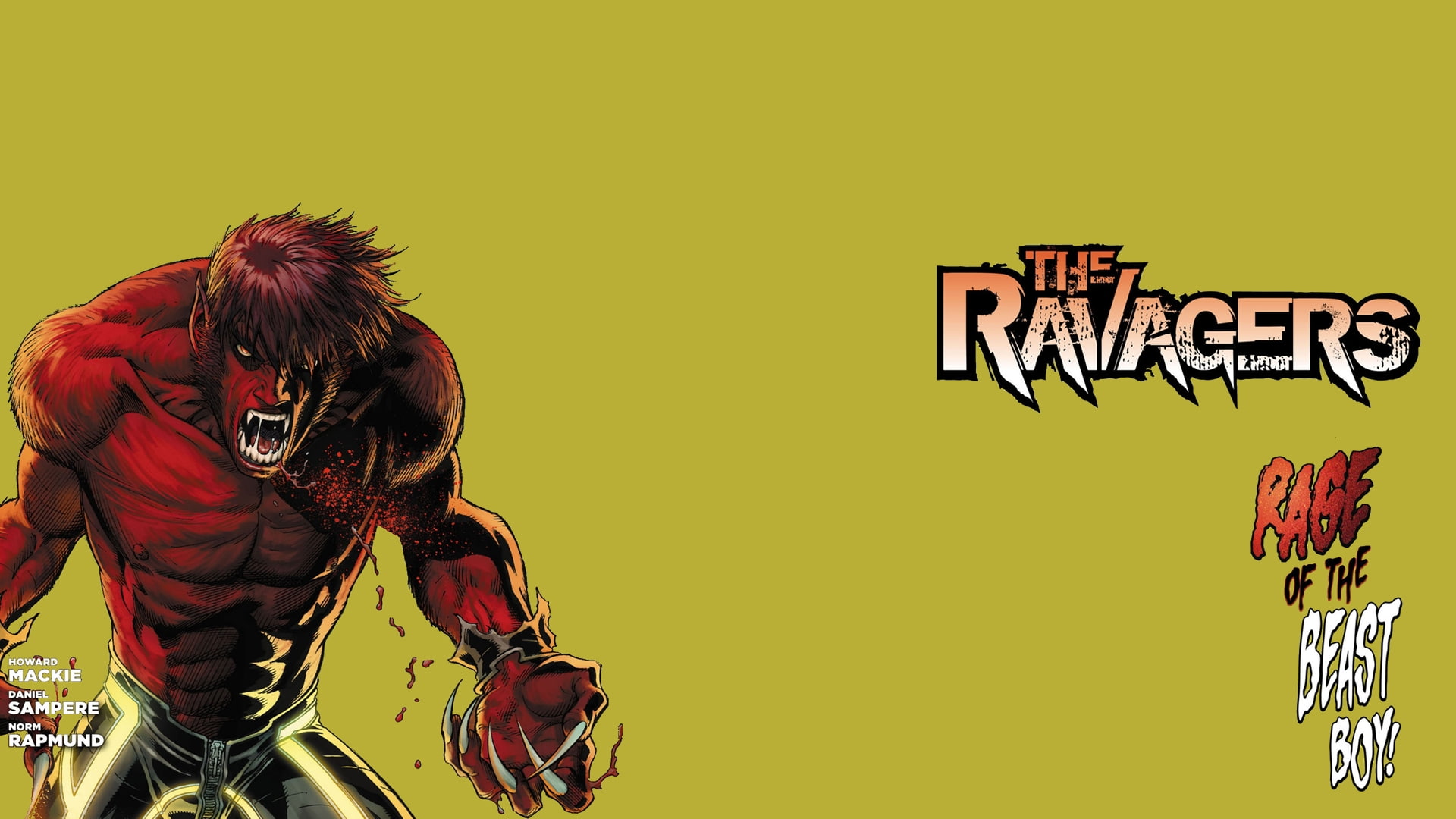 The Ravagers, 1080P, Comics, Beast Boy, HD Wallpaper