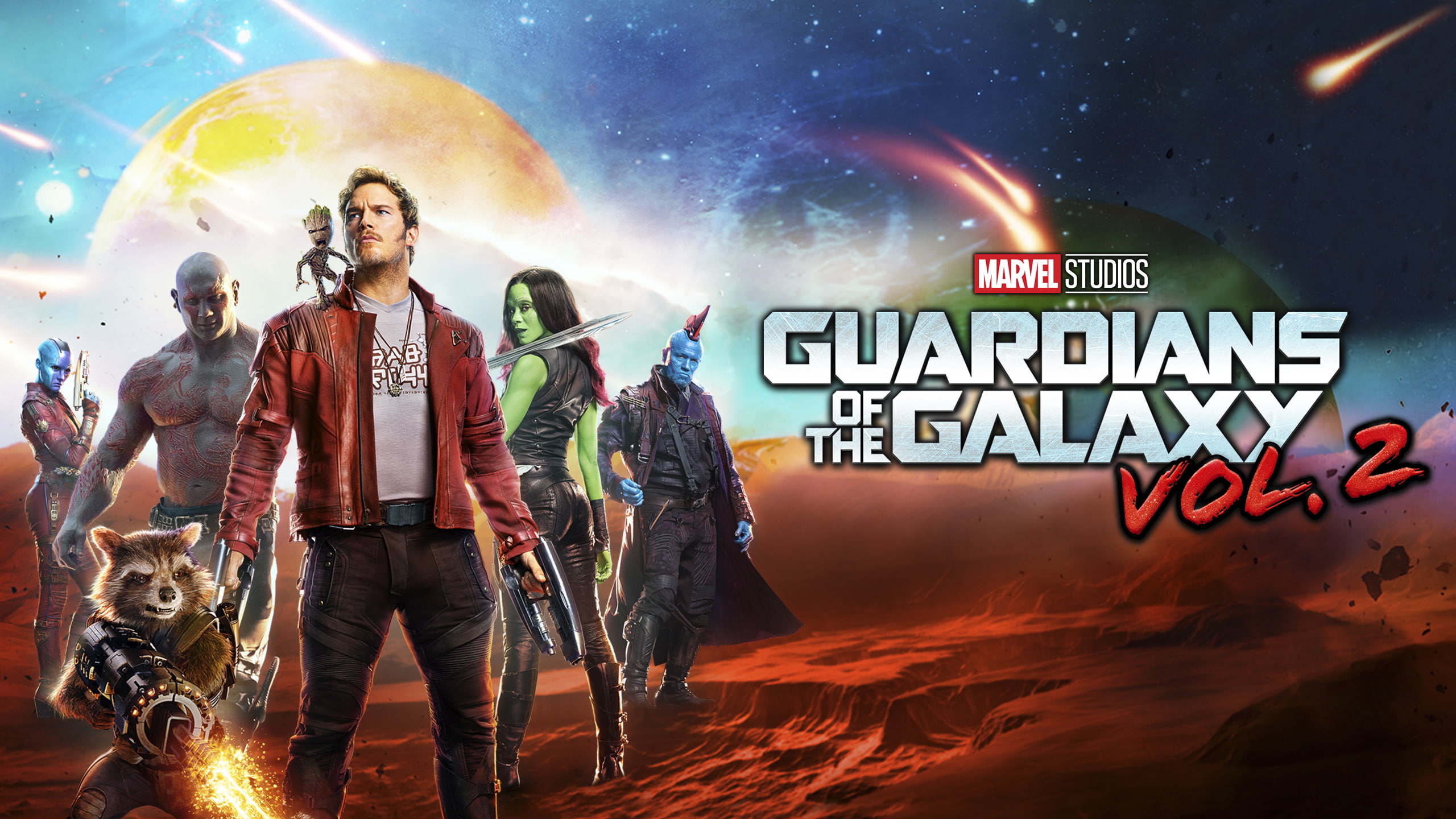 gamora, dave, galaxy, pratt, destroyer, vol, the, drax, guardians, groot, nebula, baby, 2K, bautista, chris, HD Wallpaper