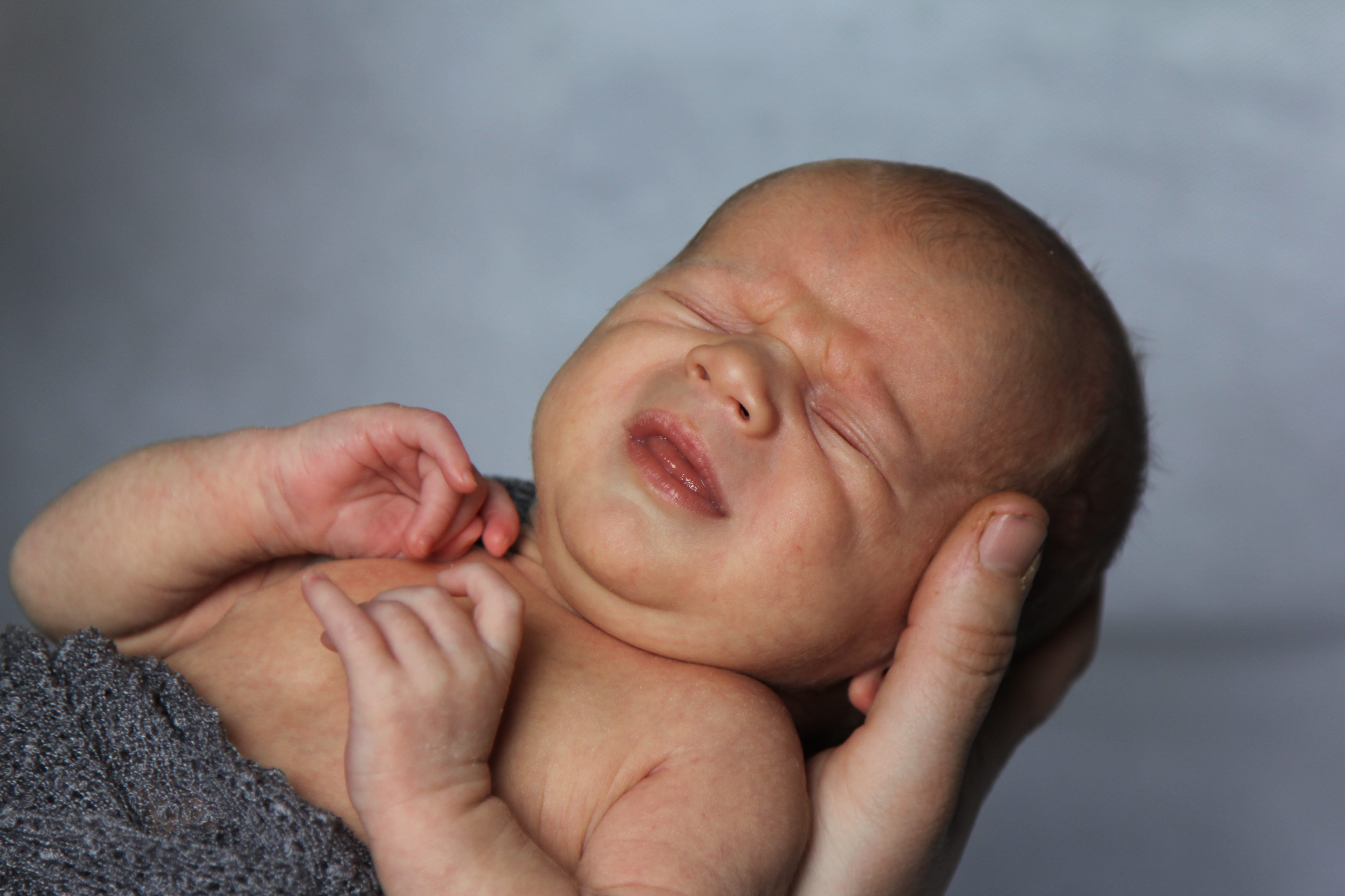 baby, cry, young, crying, infant, eyes closed, diaper, health, new life, close-up, hand, beginnings, pain, tiny, body part, positive emotion, father, sleeping, HD Wallpaper