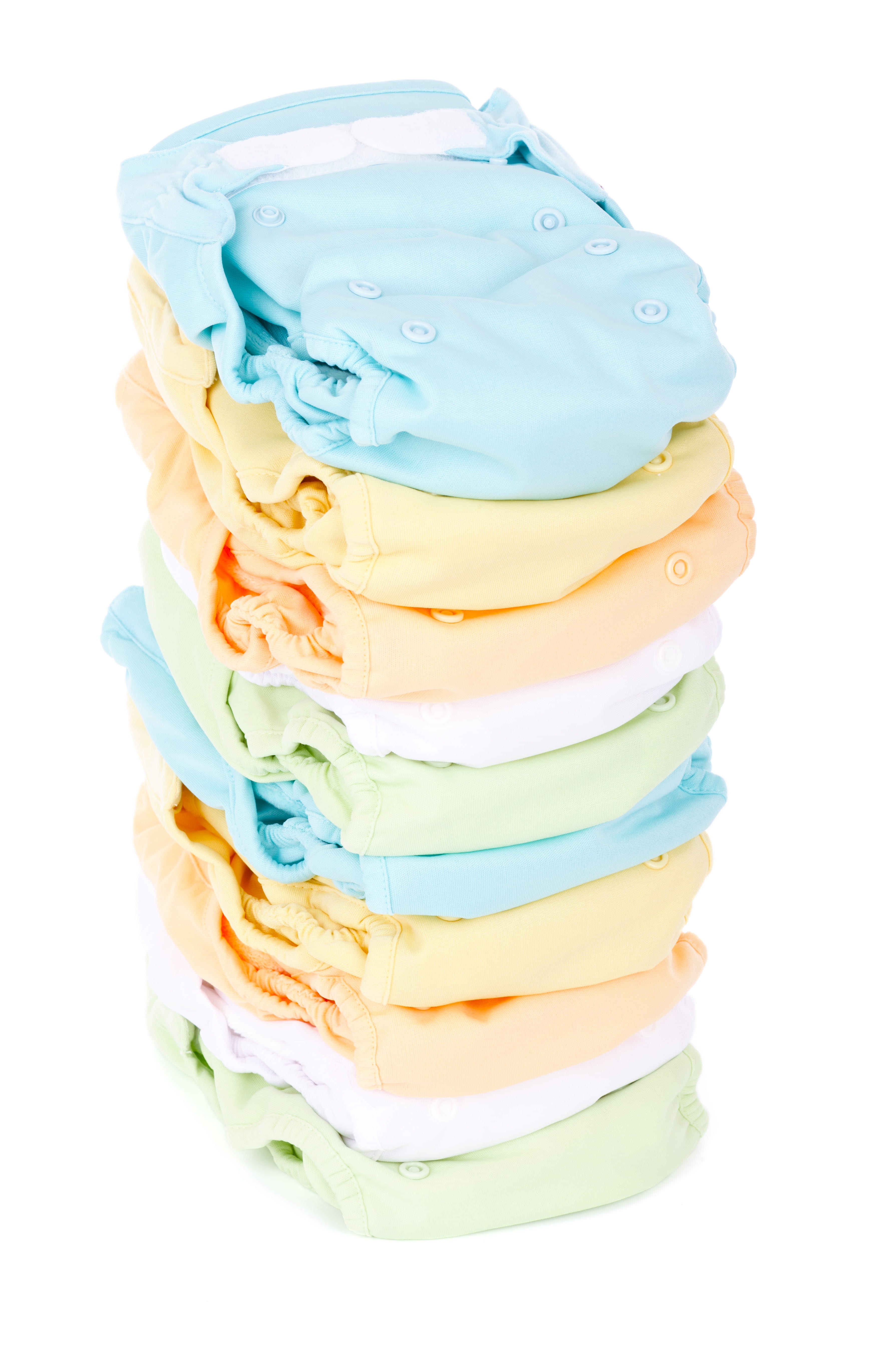 Cloth, ecologic, indoors, hygiene, snack, high angle view, unhealthy eating, pile, temptation, reusable, diapers, blue, ready-to-eat, protection, cream, Phone HD Wallpaper