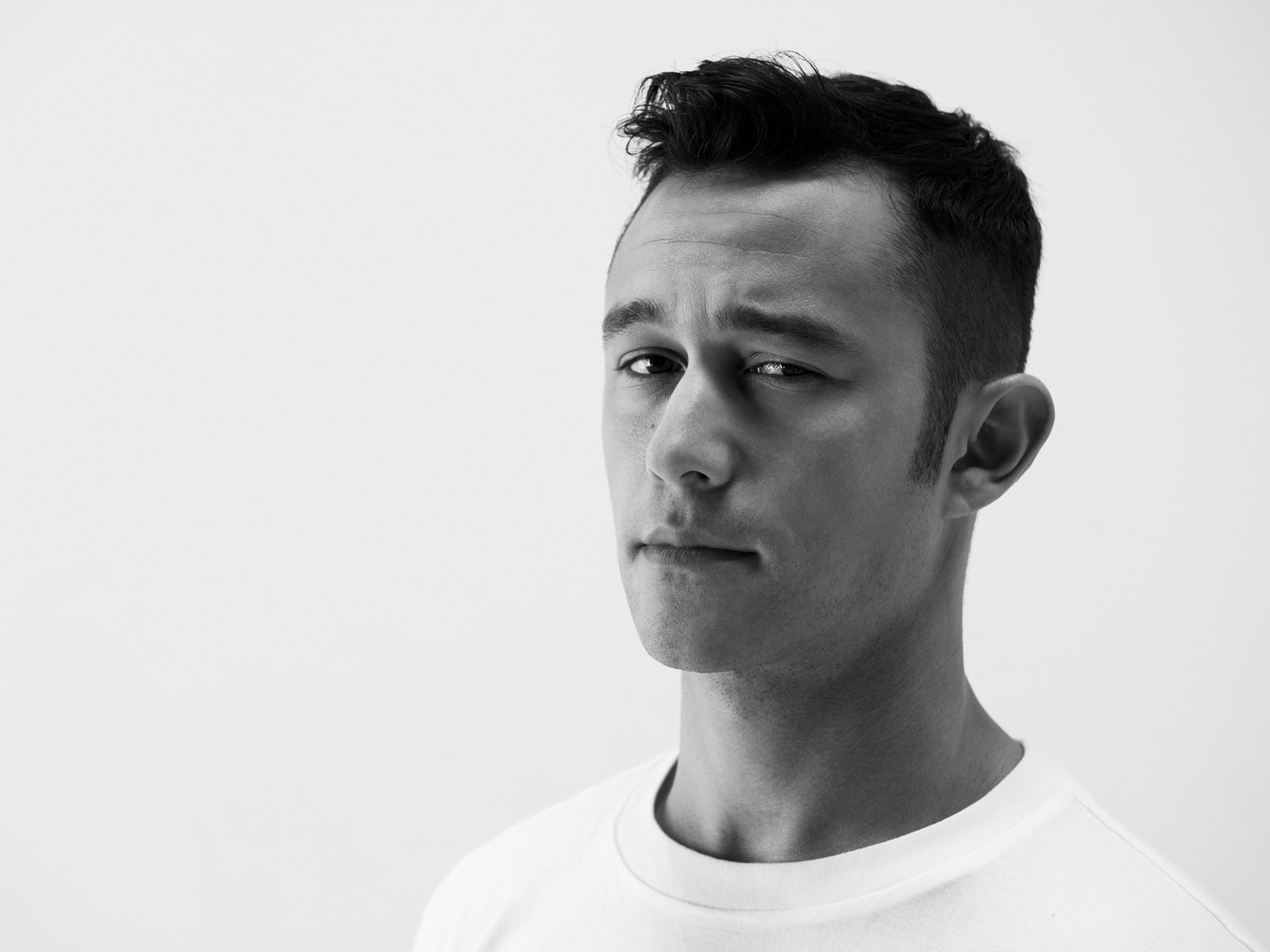 young Men, headshot, confidence, studio Shot, beautiful, standing, black And White, one Man Only, adult, serious, looking, facial Expression, white, only Men, HD Wallpaper