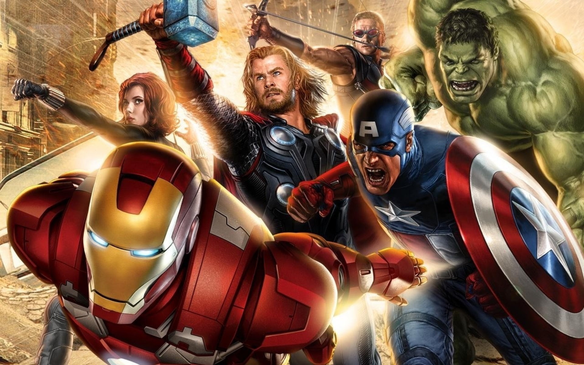 avengers, thor, desktop, man, 1080P, captain, age, hd, hulk, america, iron, ultron, HD Wallpaper