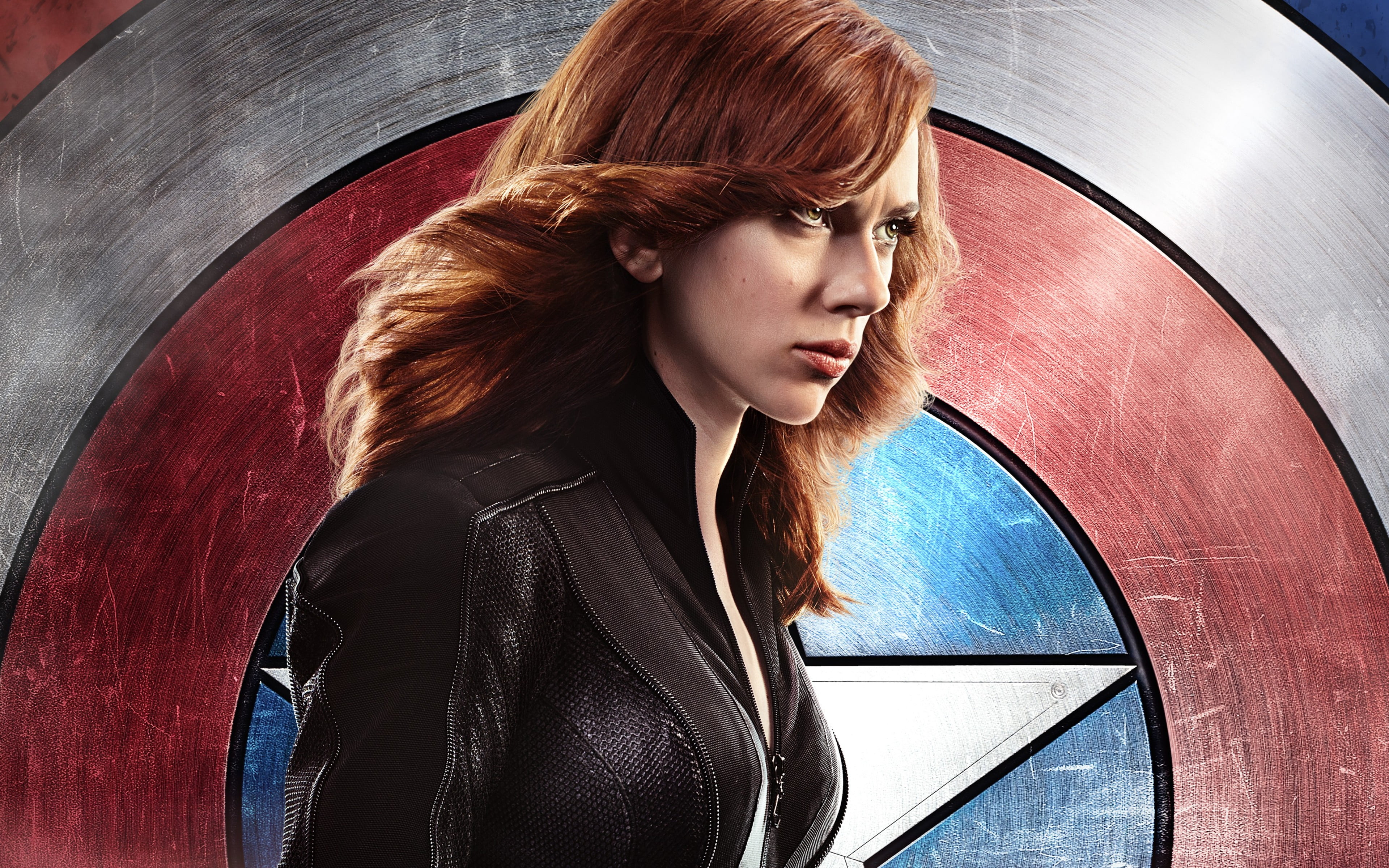 digital, beautiful woman, redhead, Movies, day, captain, women, headshot, lifestyles, looking, one person, adult, Hollywood Movies, black, hollywood, HD Wallpaper