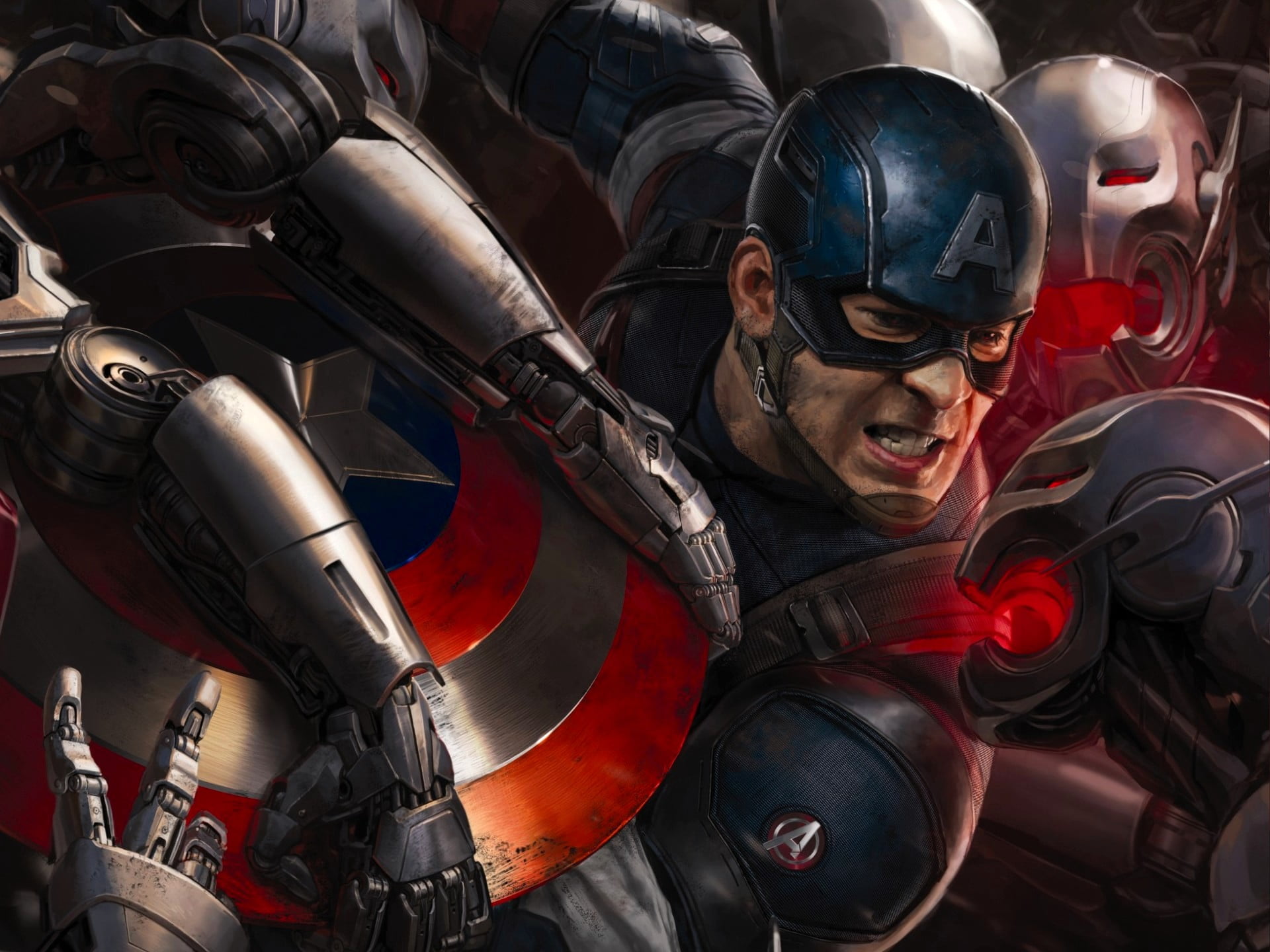 machinery, chris, safety, fighting, headwear, Movies, ultrons, marvel, protection, 2015, evans, age, real people, ultr, people, occupation, young men, indoors, HD Wallpaper