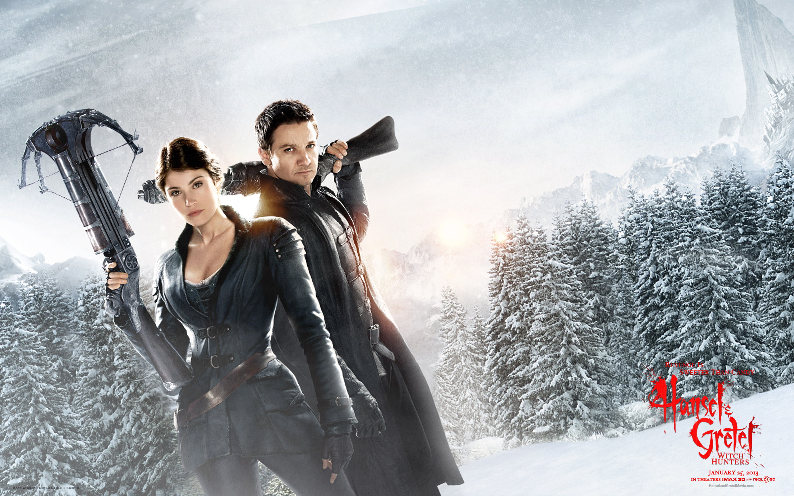 witch, movie, hansel, gretel, 2013, 2K, hunters, HD Wallpaper