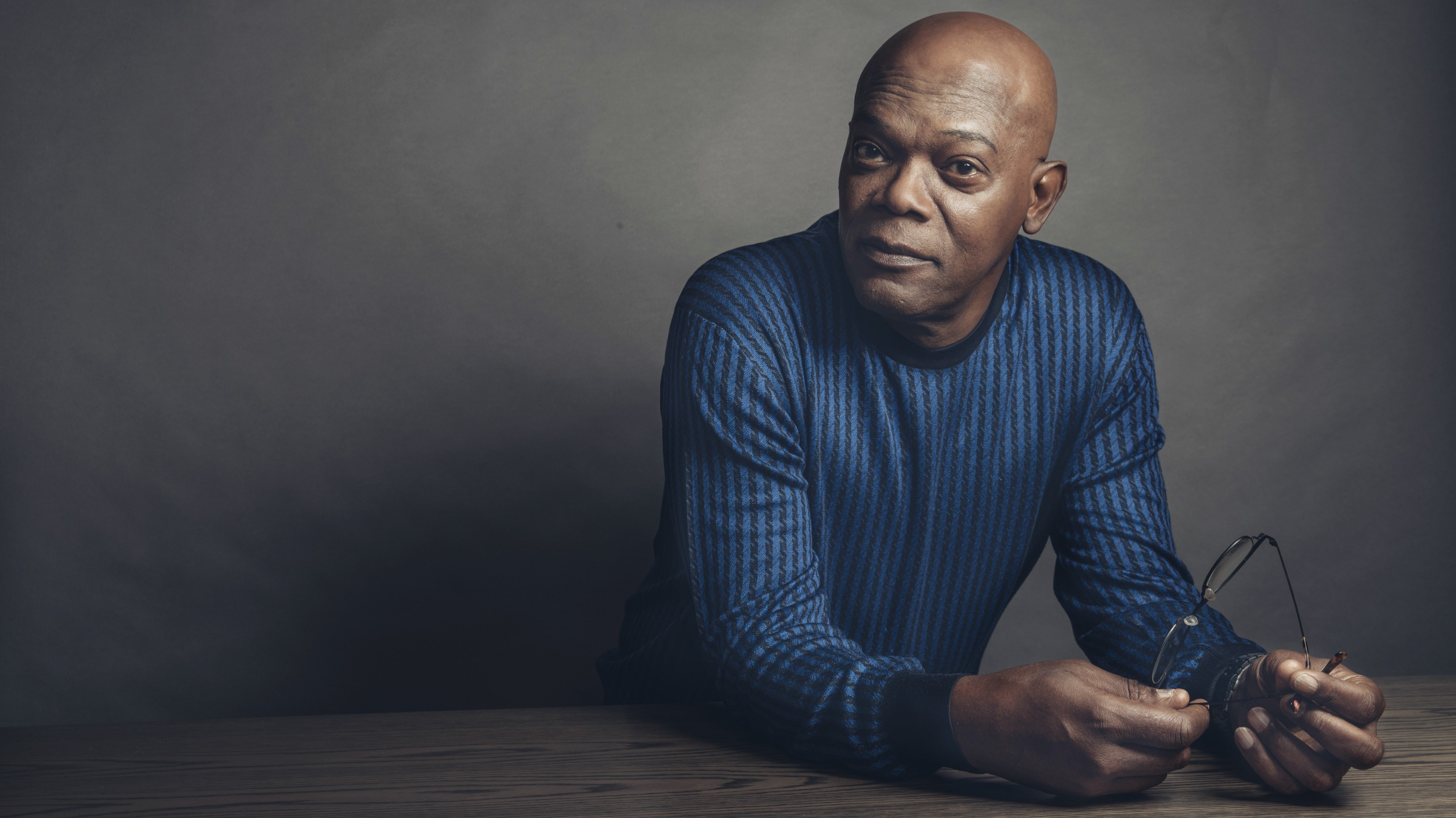 photo, 5k, samuel, jackson, 5K, Samuel L. Jackson, l, HD Wallpaper