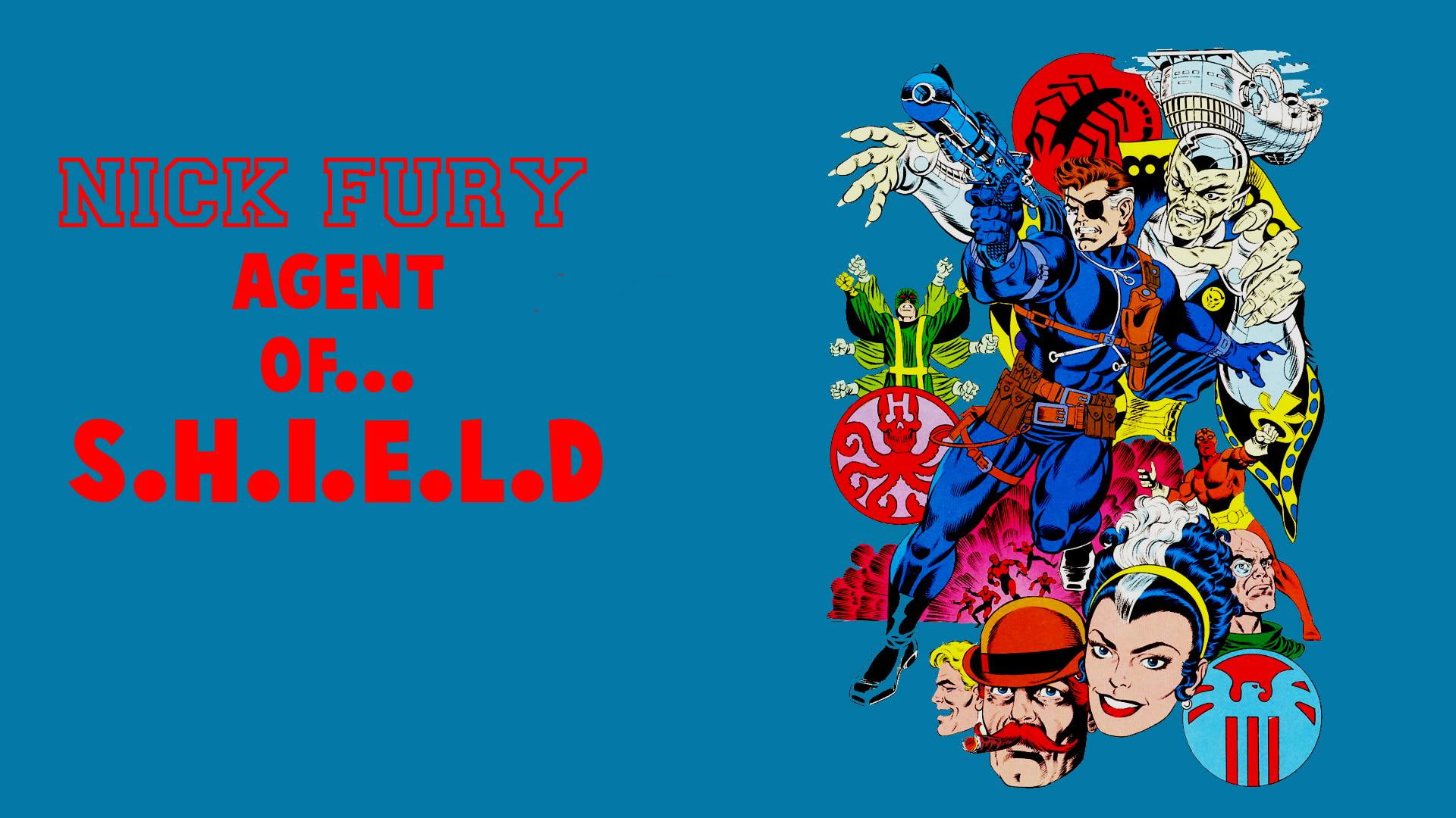 s, l, e, comics, 1080P, d, superheroes, h, agent, fury, nick, nick-fury, marvel, HD Wallpaper