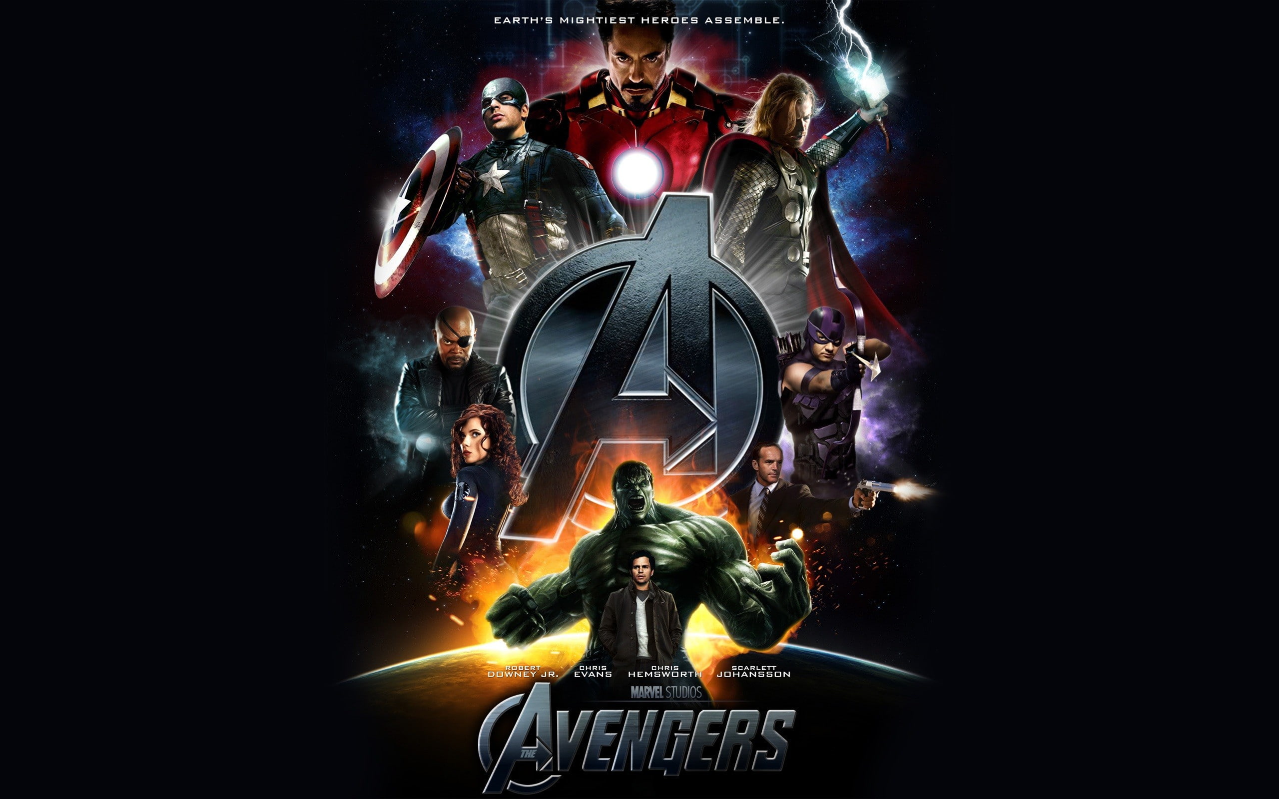 comic, thor, captain, movies, america, evans, tony, jeremy, fury, robert, character, man, chris, mark, scarlett, black, 2K, johansson, hulk, downey, bruce, HD Wallpaper