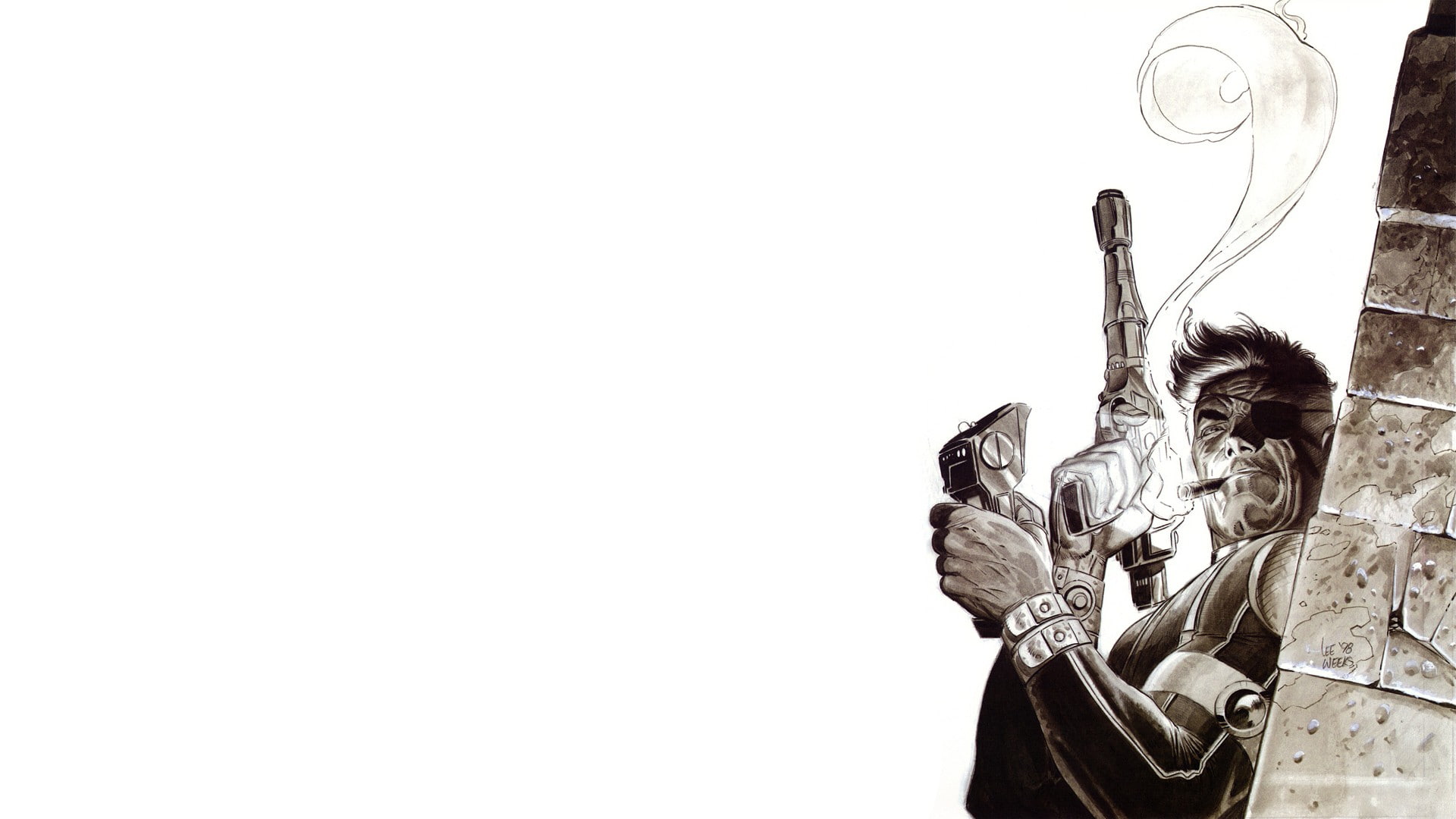 Nick Fury, Comics, 1080P, HD Wallpaper