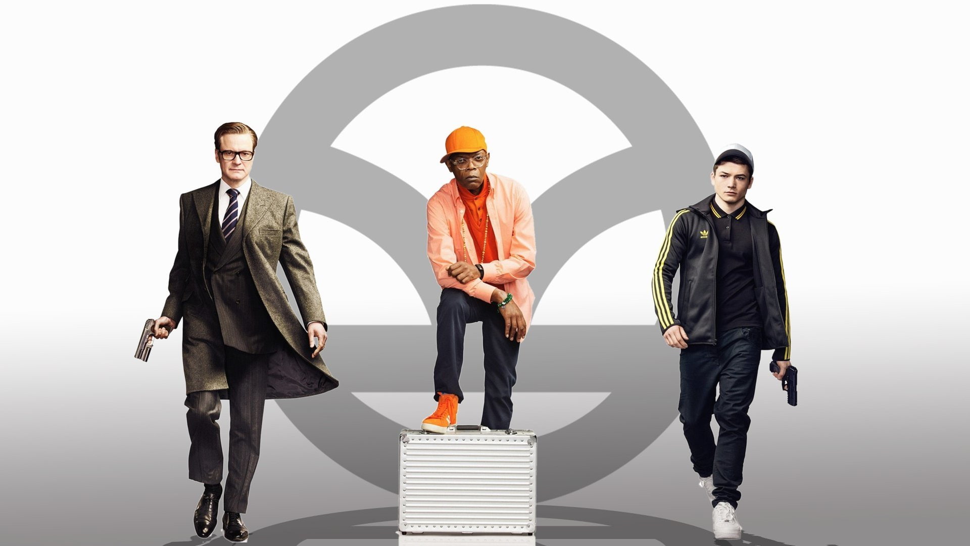 Samuel L. Jackson, 1080P, Kingsman: The Secret Service, Taron Egerton, Colin Firth, Movie, HD Wallpaper