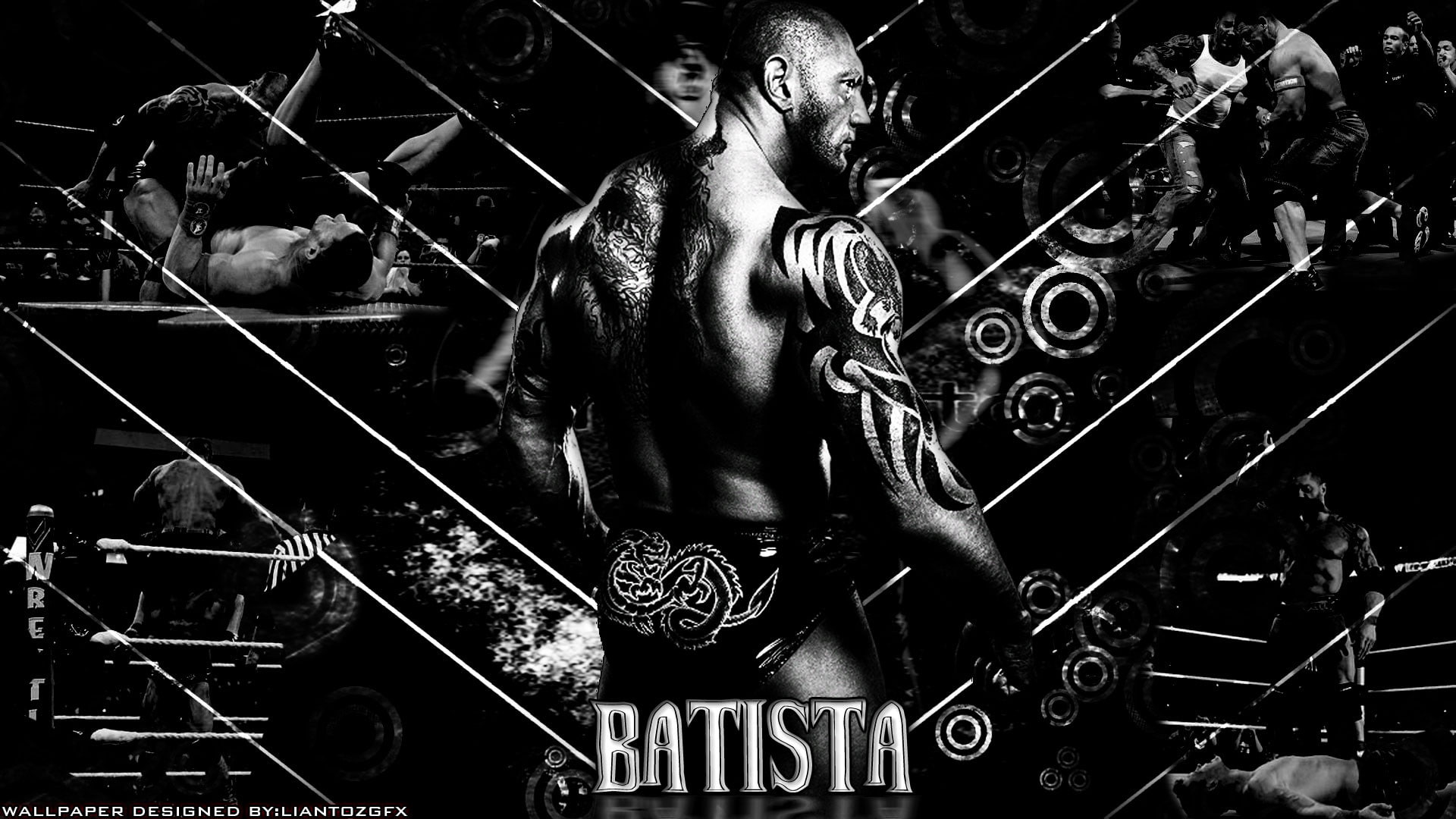 Wwe Batista, WrestleMania, Wrestling, 1080P, 1920x1080, wwe, sports, HD Wallpaper