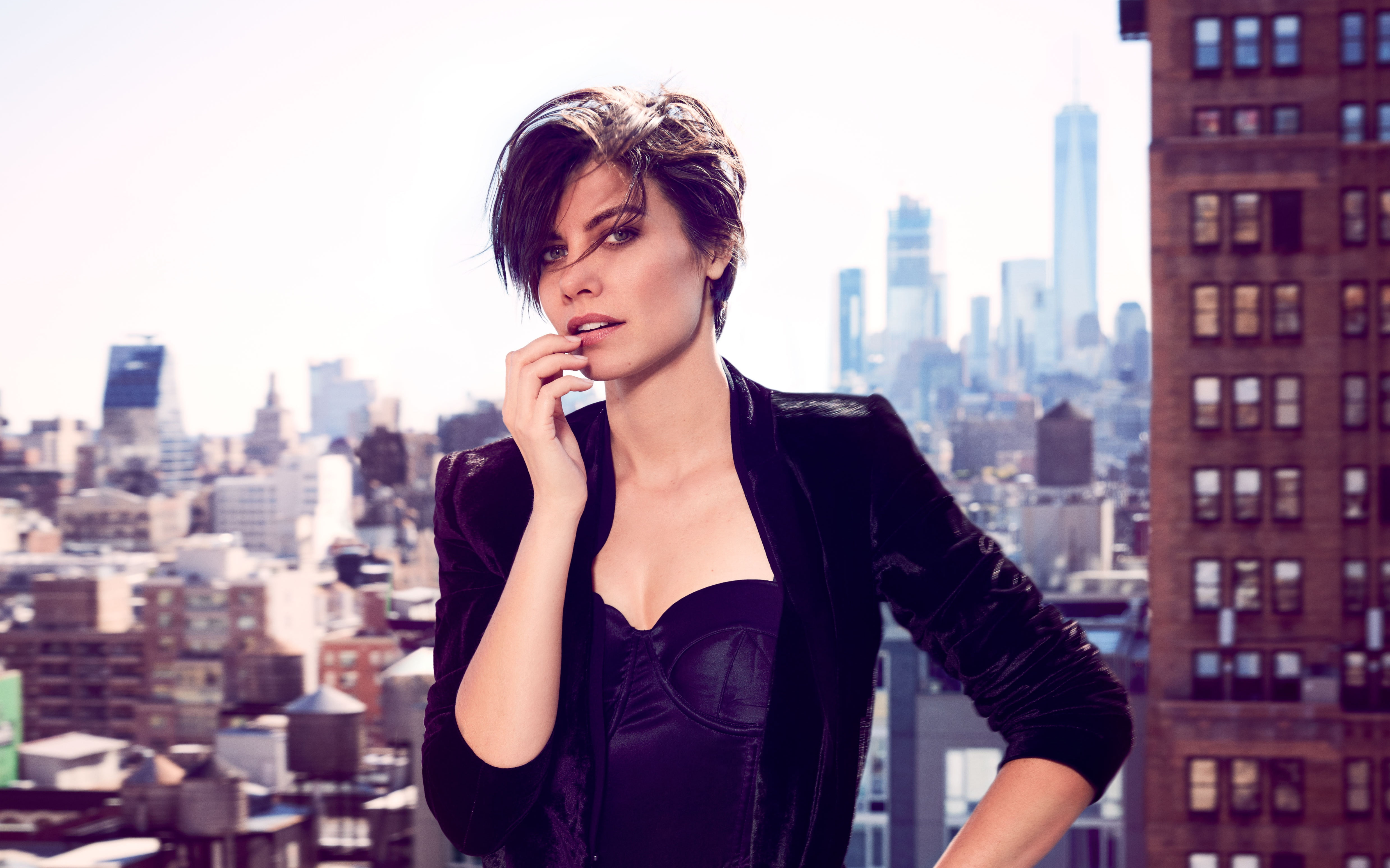 Lauren Cohan, 4K, 4K, 2016, Health Magazine, HD Wallpaper