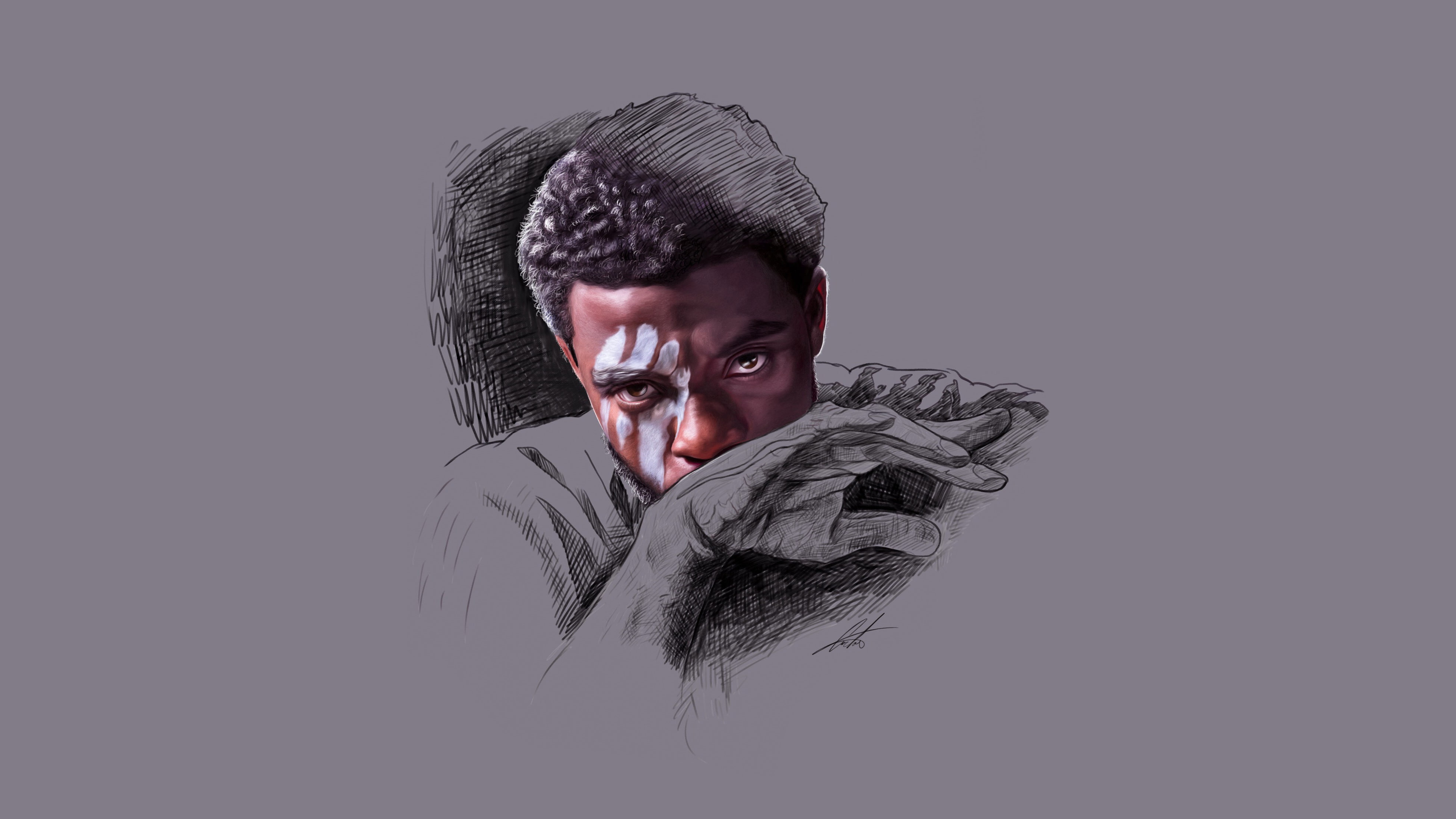 4K, TChalla, 4K, Black Panther, Minimal, Artwork, HD Wallpaper