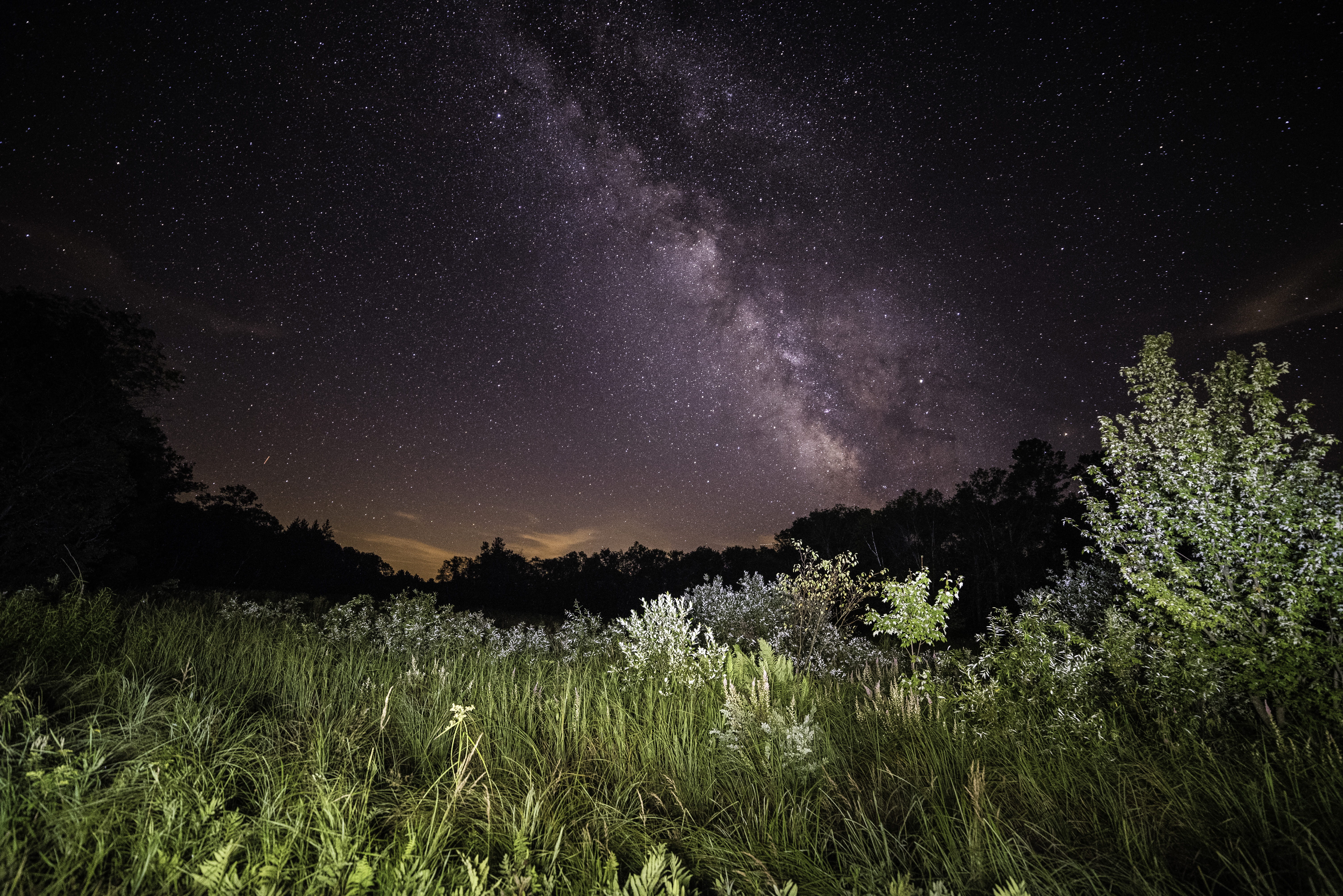 no people, astrophotography, lapse, field, universe, non-urban scene, tranquil scene, outdoors, star - space, meadow valley state wildlife management area, HD Wallpaper