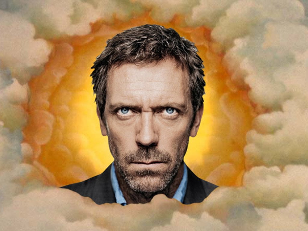 Hugh Laurie, contemplation, headshot, males, portrait, brown hair, mid adult, TV Show, mature adult, cloud - sky, mid adult men, House, body part, 480P, HD Wallpaper