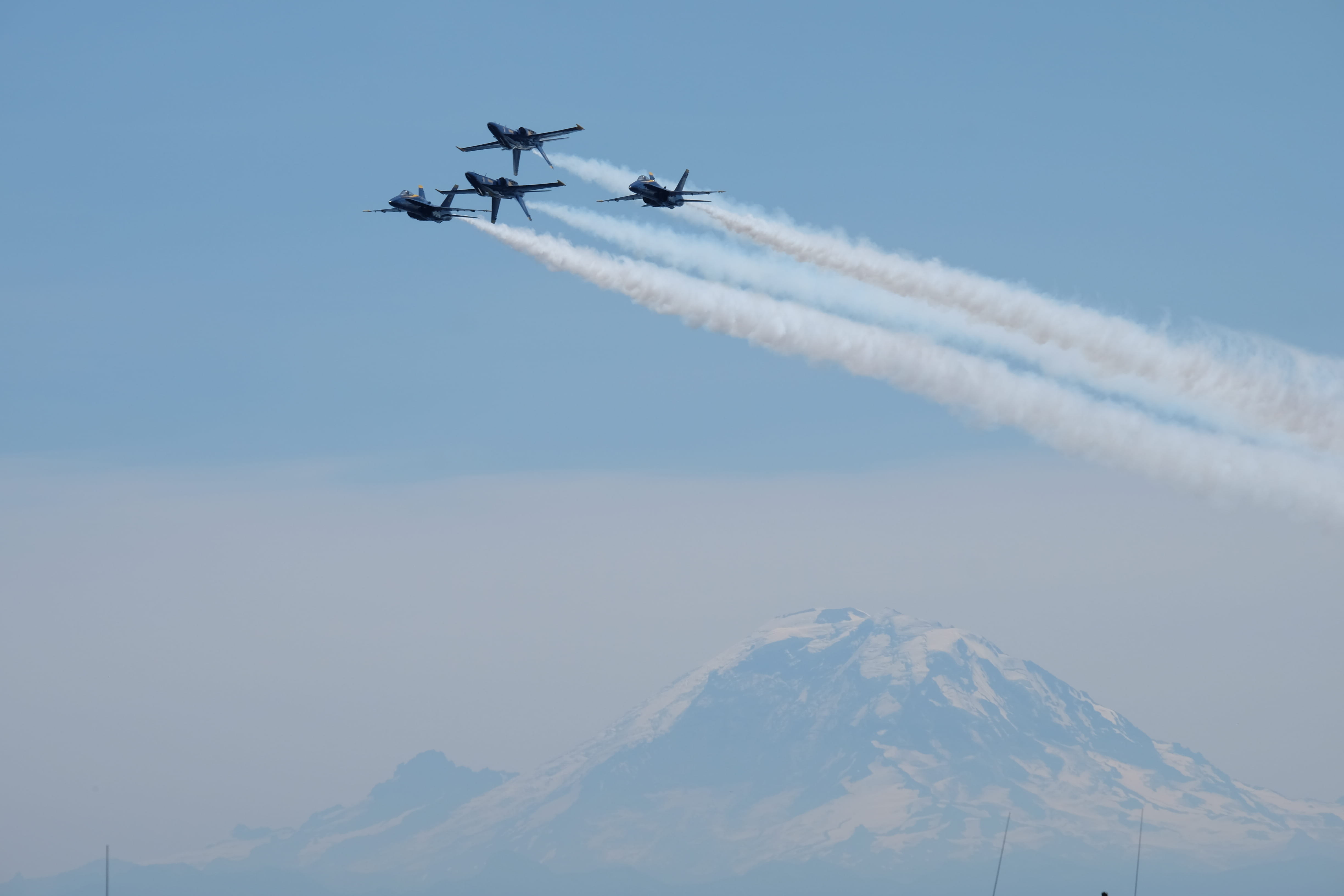 contrails, show, aviation, jets, airshow, flying, transportation, sky, planes, vapor trail, fighter jets, flight, transportation system, day, air, airplane, HD Wallpaper