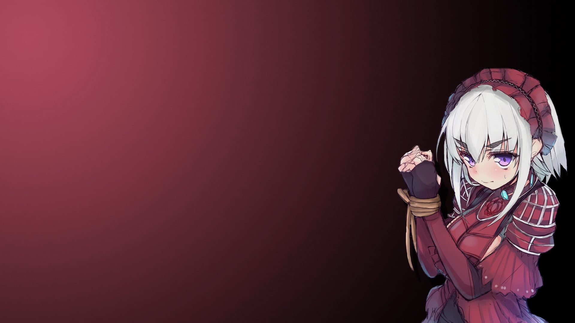 obscured face, indoors, mask, waist up, female, character, women, Chaika Bogdan, hood - clothing, copy space, 1080P, clothing, wall - building feature, HD Wallpaper