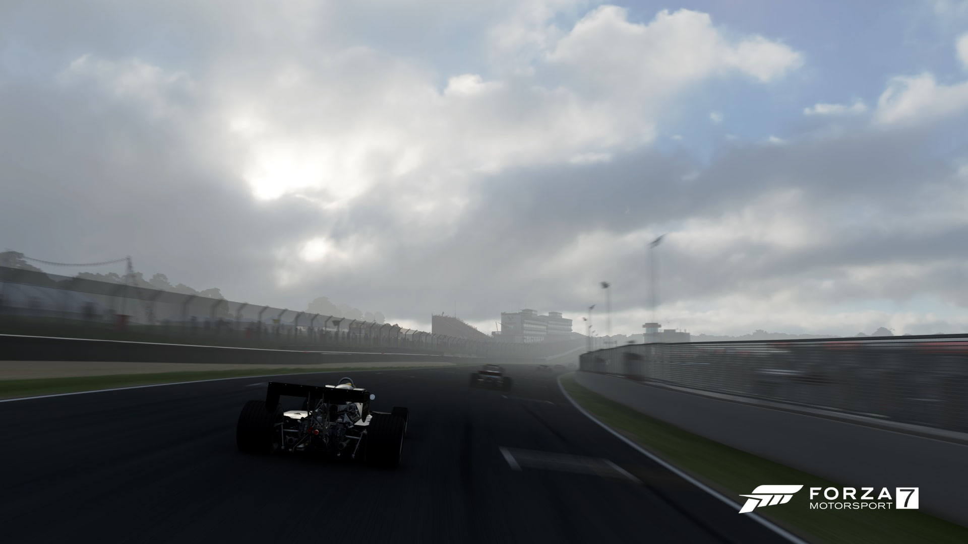 Formula 1, sky, outdoors, motor vehicle, 1080P, travel, transportation, land vehicle, symbol, airport, road, day, mode of transportation, cloud - sky, HD Wallpaper