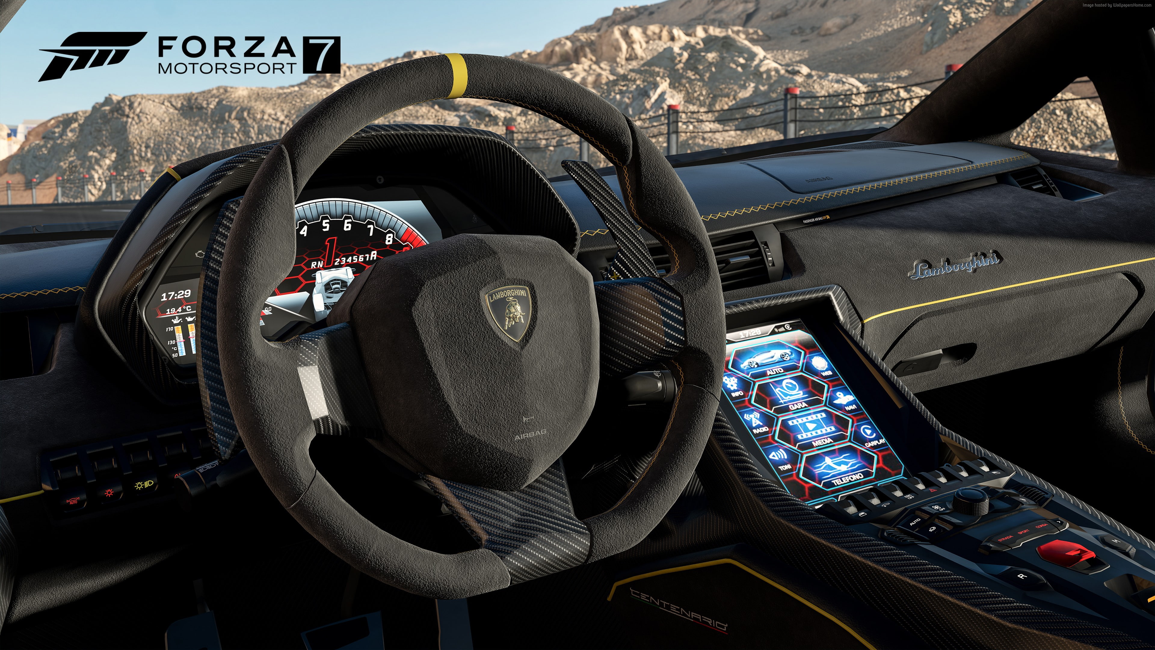 cockpit, dashboard, motor vehicle, E3 2017, 4k, day, no people, meter - instrument of measurement, vehicle interior, air vehicle, land vehicle, technology, HD Wallpaper