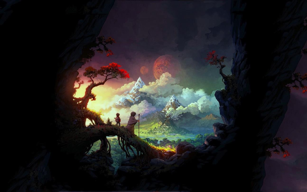 landscapes, 720P, 1920x1200, Fantasy, 4k pics, HD Wallpaper