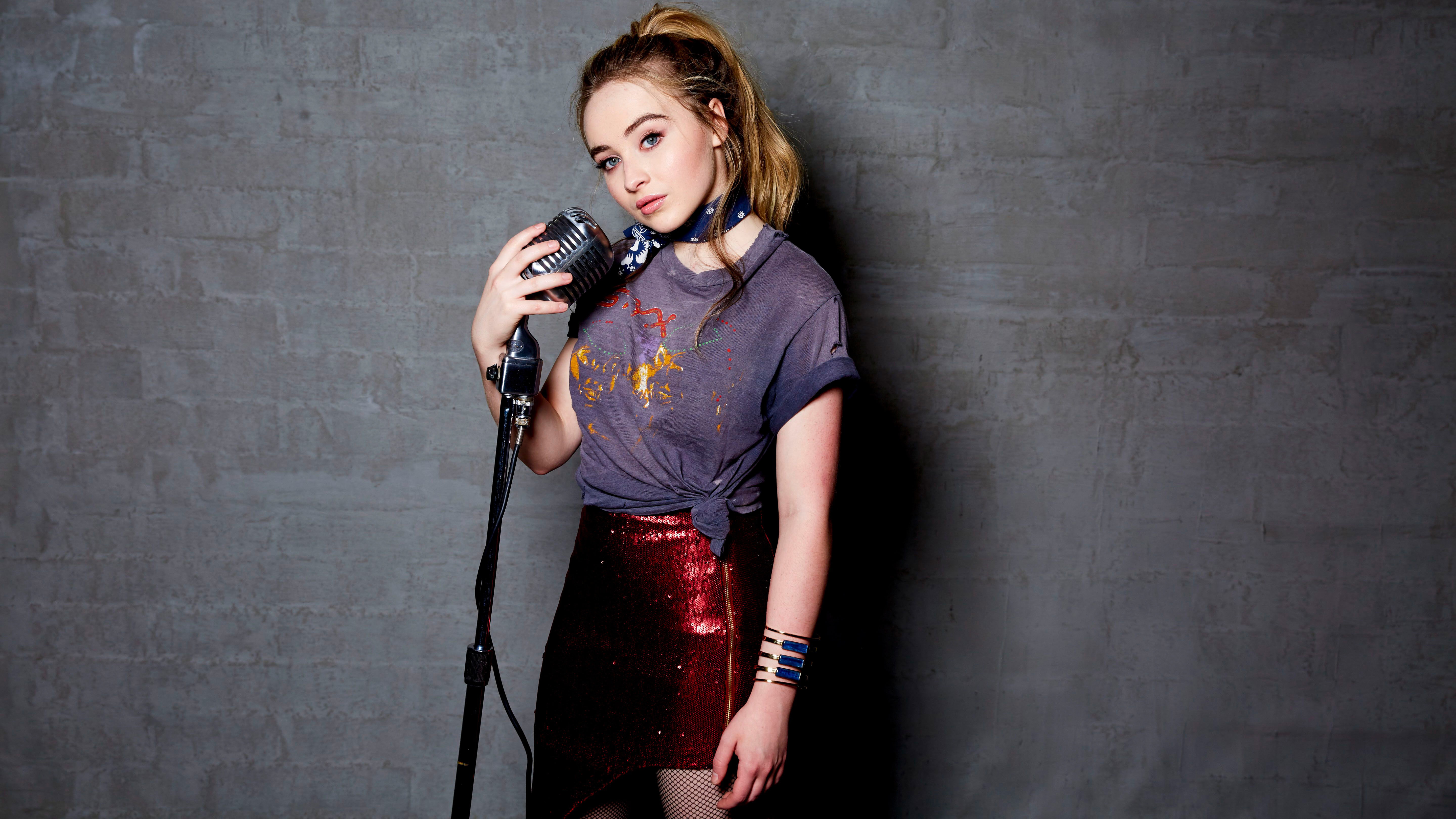 5K, Sabrina Carpenter, 5K, HD Wallpaper