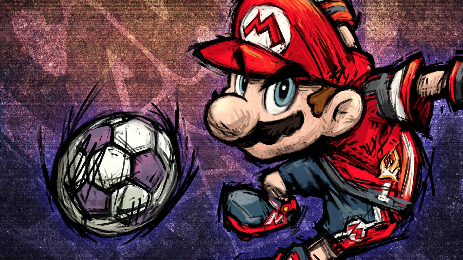 1080P, Super Mario Strikers, Mario, HD Wallpaper