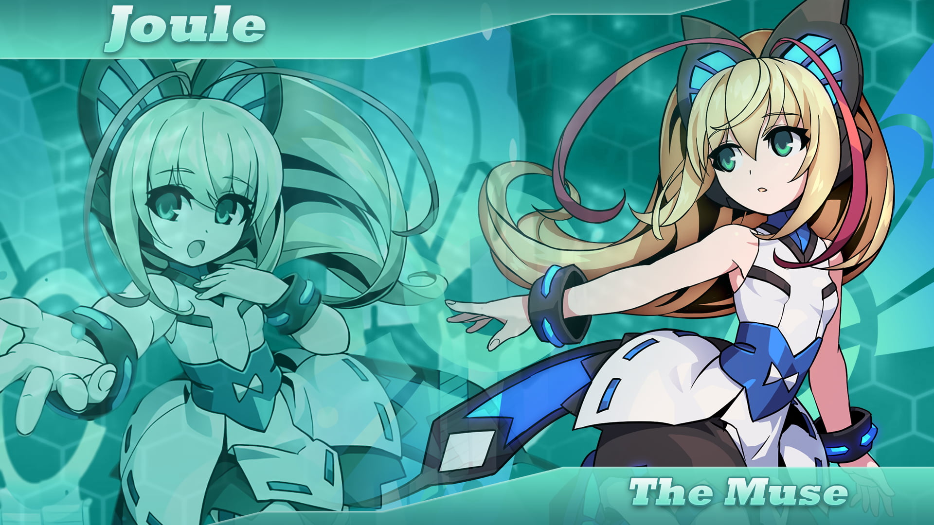 Video Game, Joule (Azure Striker Gunvolt), 1080P, Azure Striker Gunvolt 2, HD Wallpaper