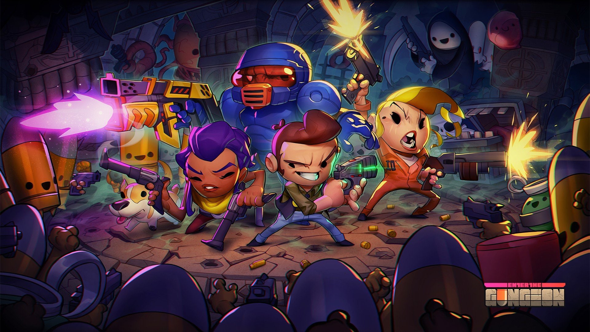 enter the gungeon, 1080P, HD Wallpaper