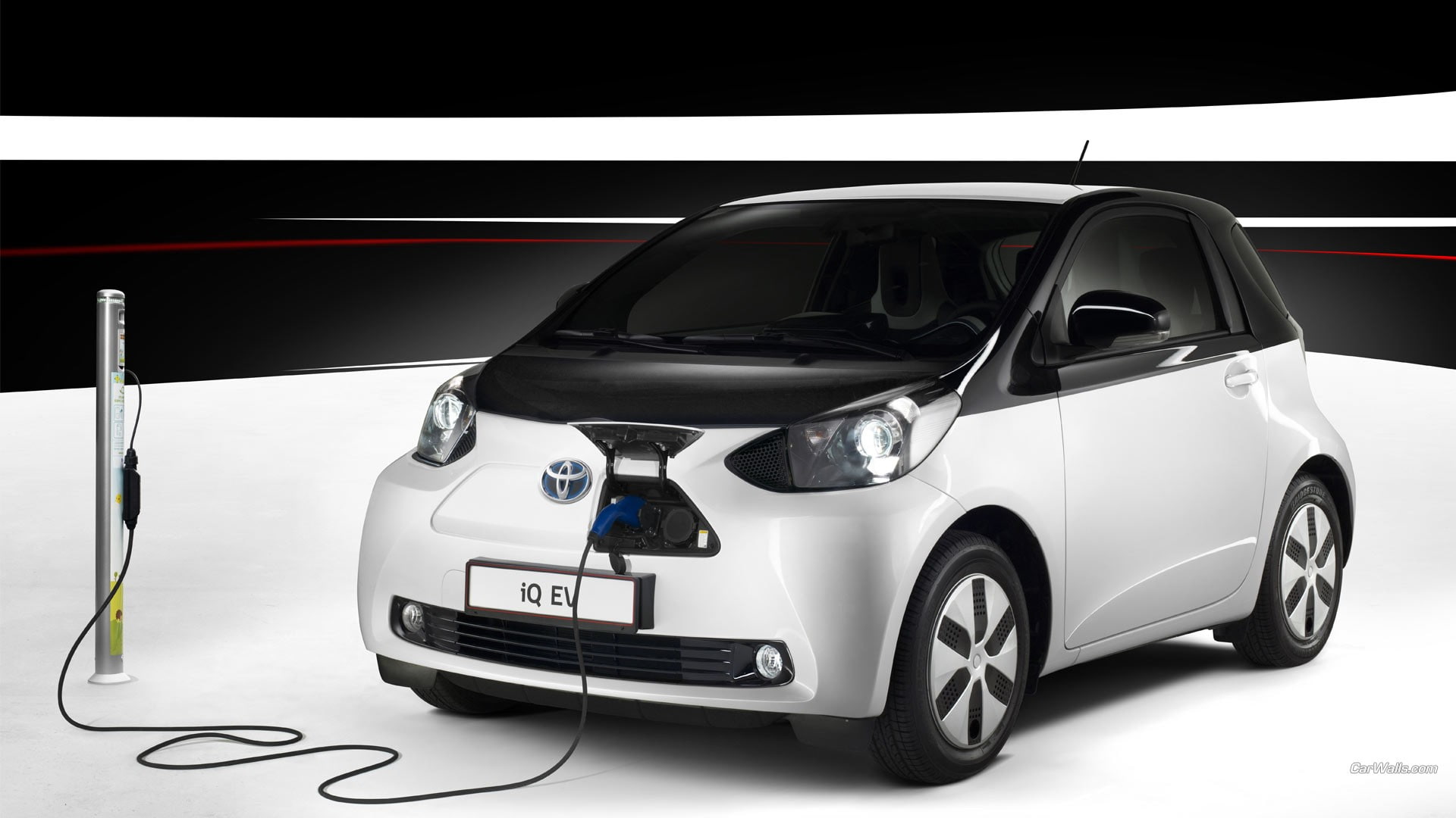 Toyota IQ, electric car, car, 1080P, HD Wallpaper