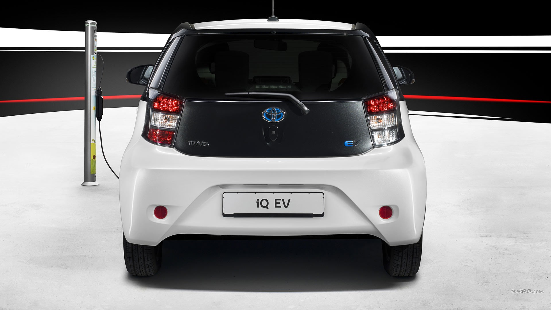 car, electric car, Toyota IQ, 1080P, HD Wallpaper