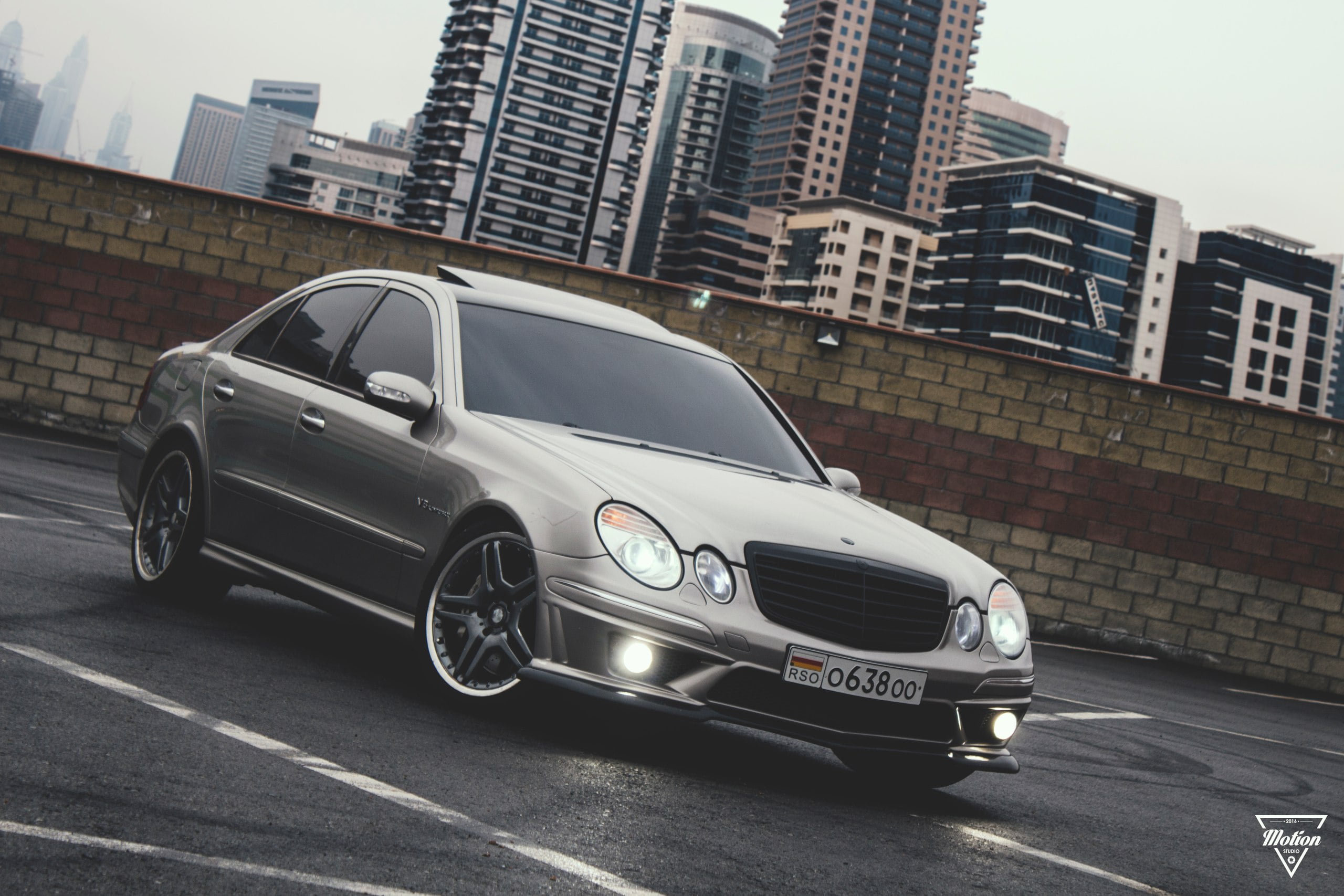 Mercedes-Benz, AMG, E55, 2K, HD Wallpaper