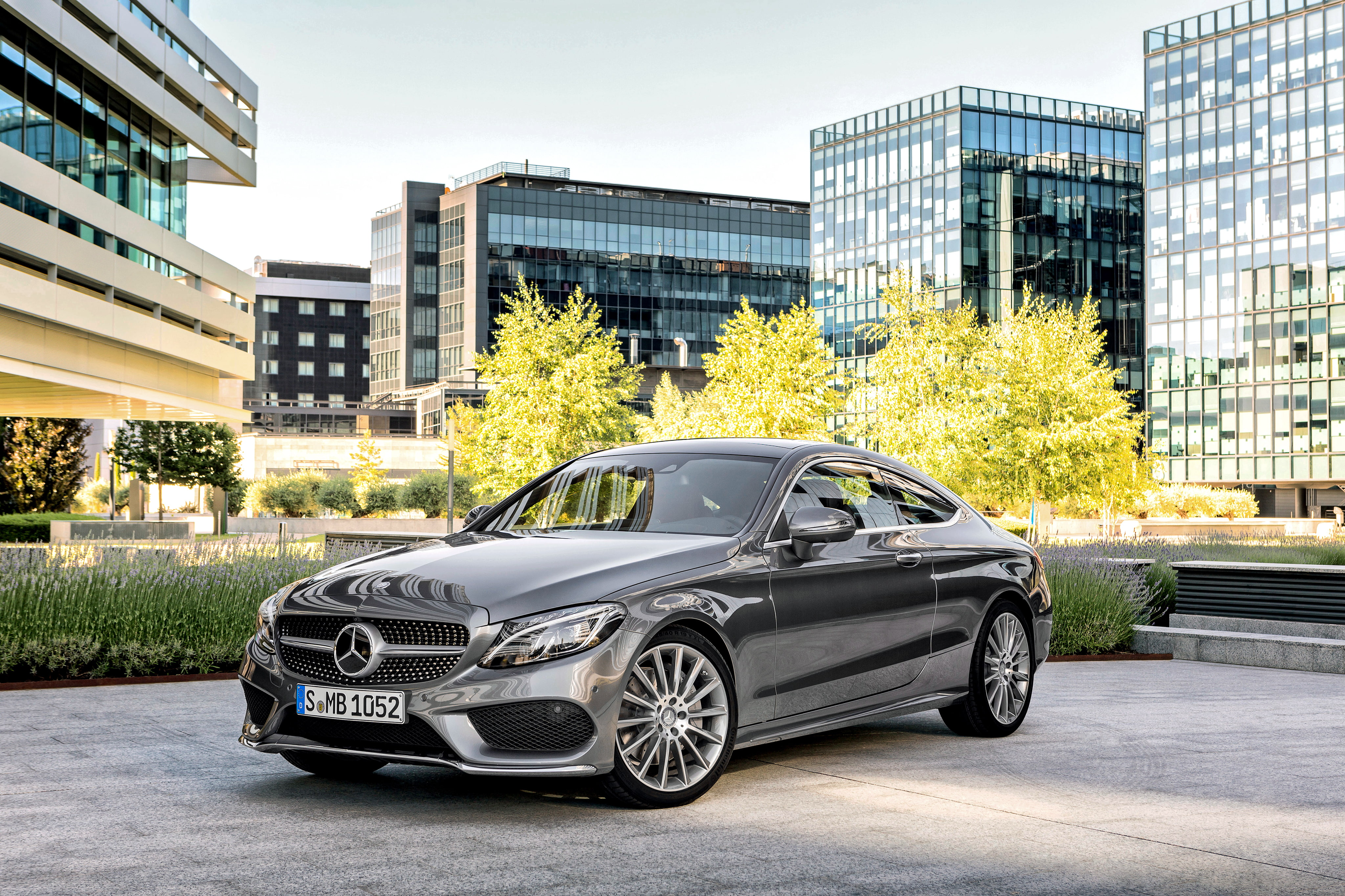 4K, Coupe, C205, C-Class, Mercedes, Mercedes-Benz, HD Wallpaper