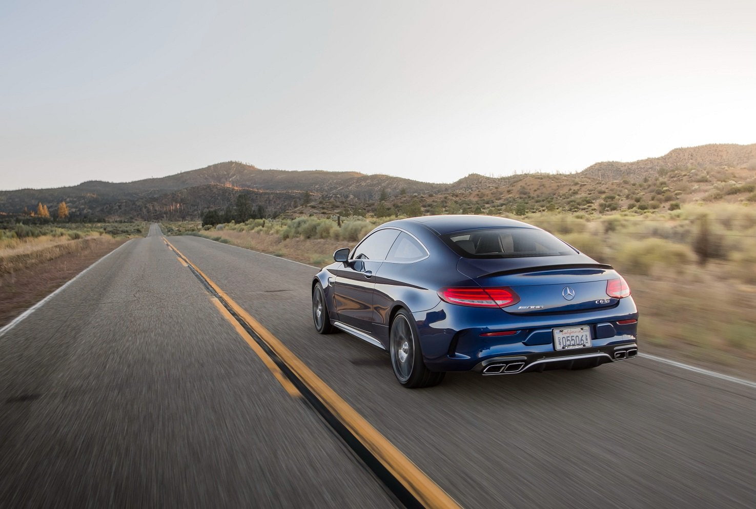 720P, cars, c63-s, amg, us-version, (c205), 2016, blue, mercedes, coupe, HD Wallpaper