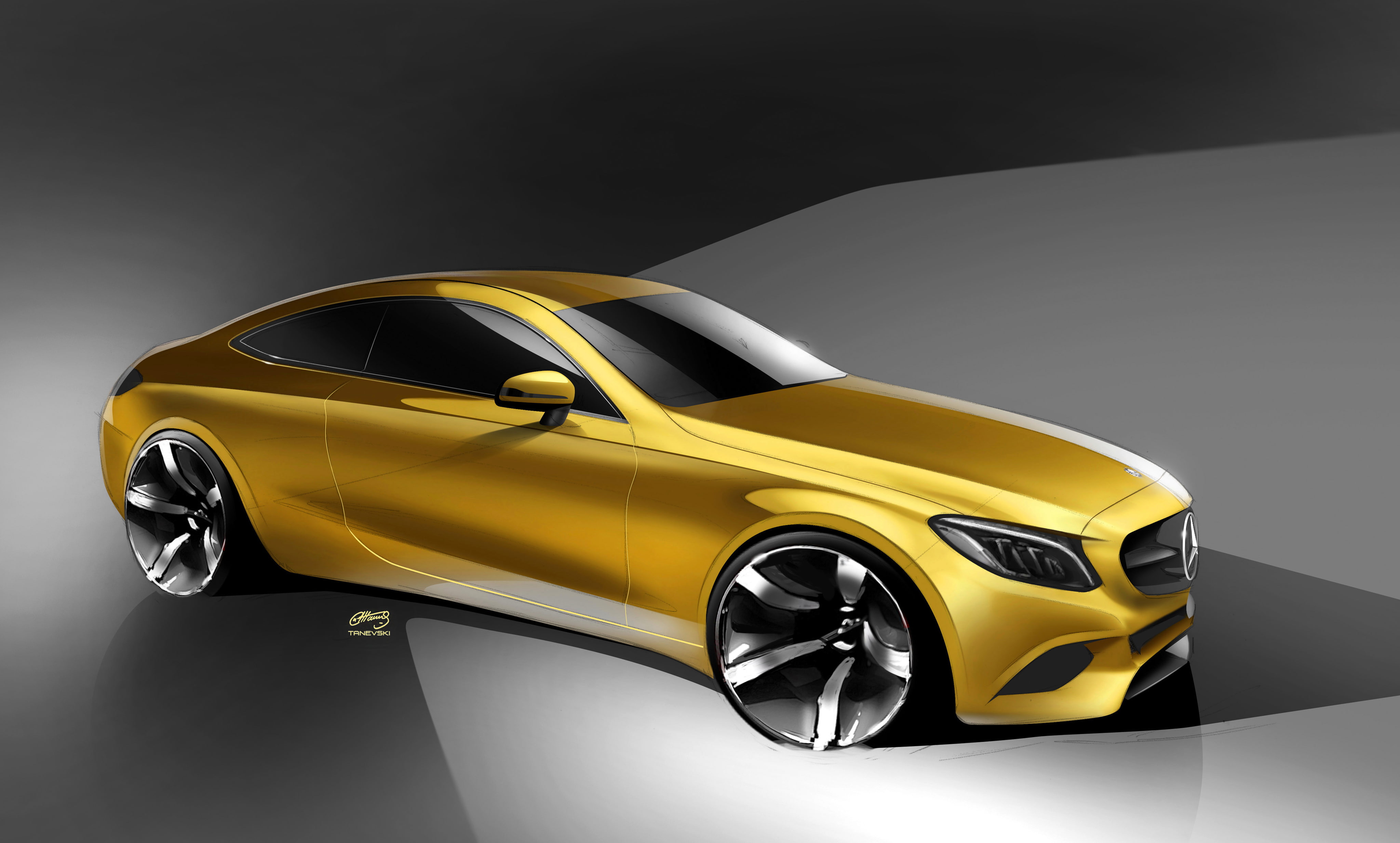 C-Class, 4K, Coupe, Mercedes-Benz, Mercedes, C205, HD Wallpaper