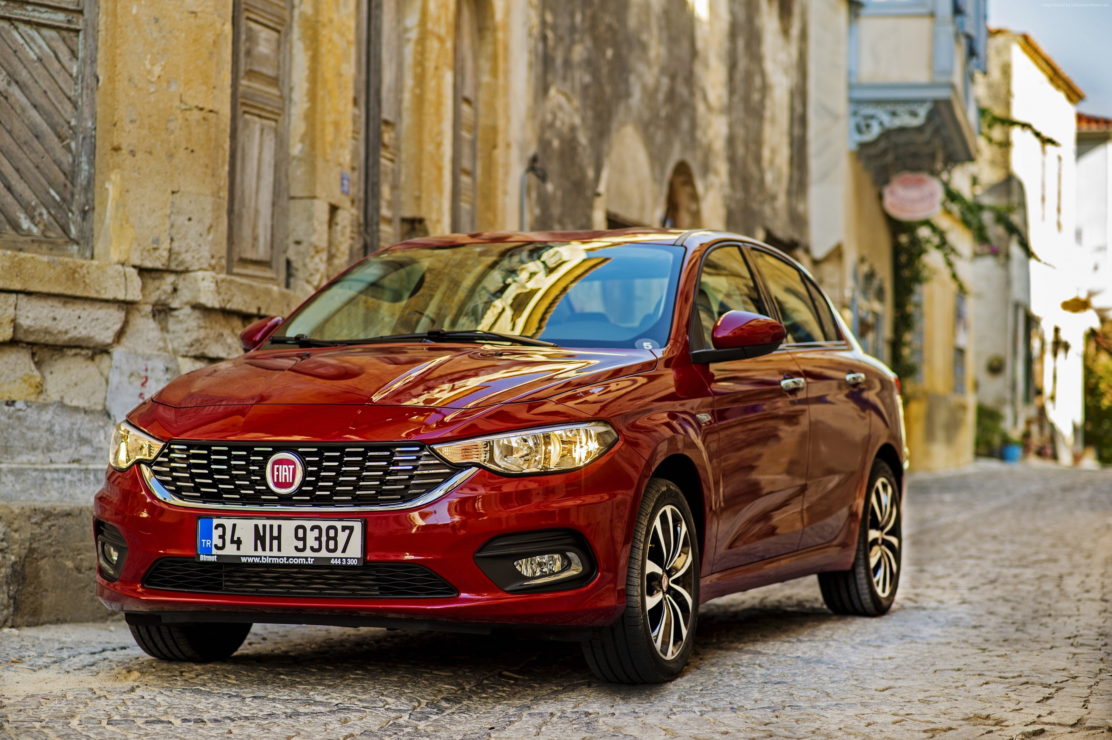 city, street, road, building exterior, focus on foreground, built structure, 2K, building, day, car, old, Fiat Egea, motor vehicle, no people, transportation, HD Wallpaper