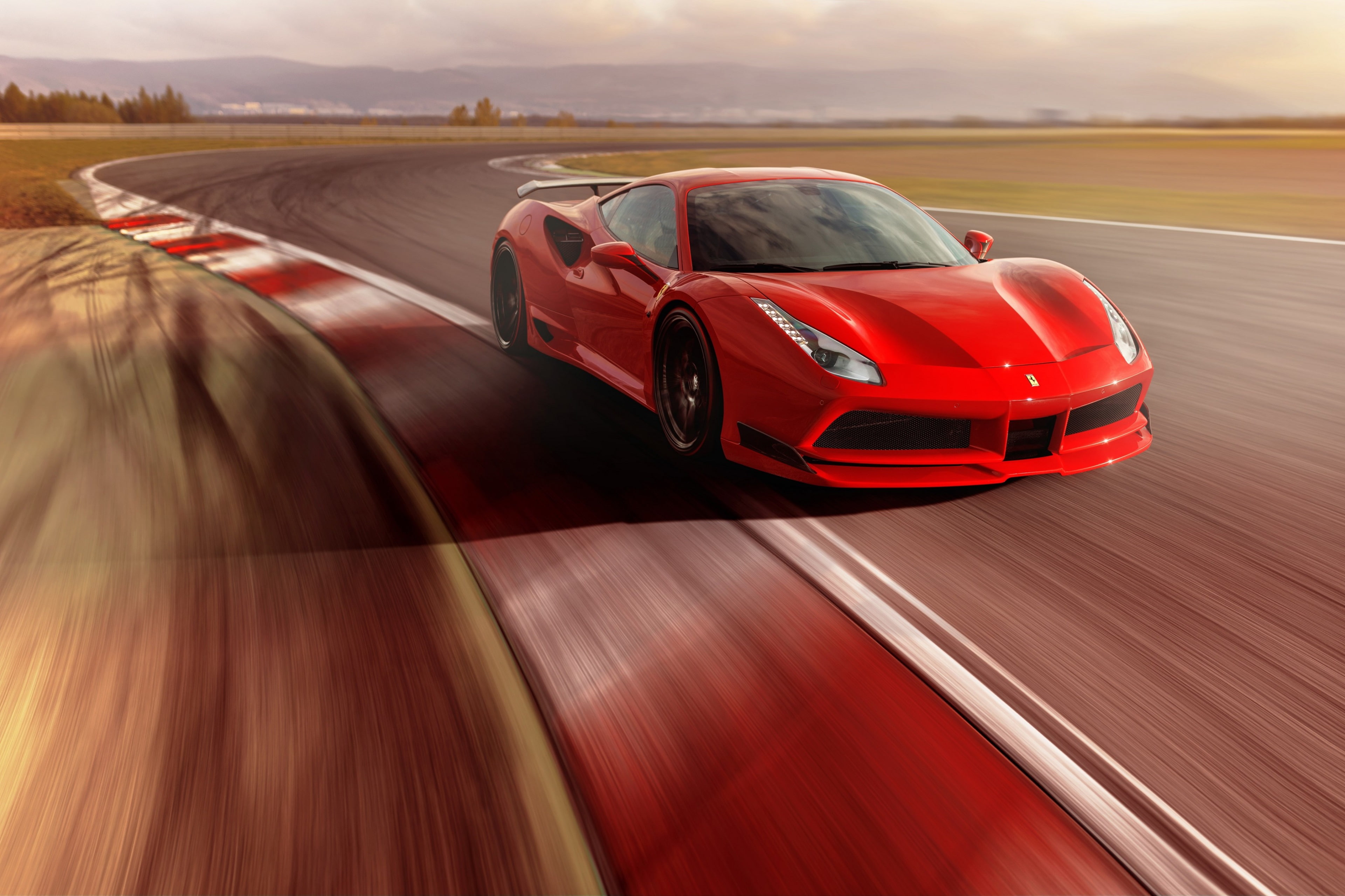 car, on the move, sports car, land vehicle, sports race, auto racing, formula one racing, motor racing track, racecar, sunlight, 4K, motor vehicle, track and field, HD Wallpaper