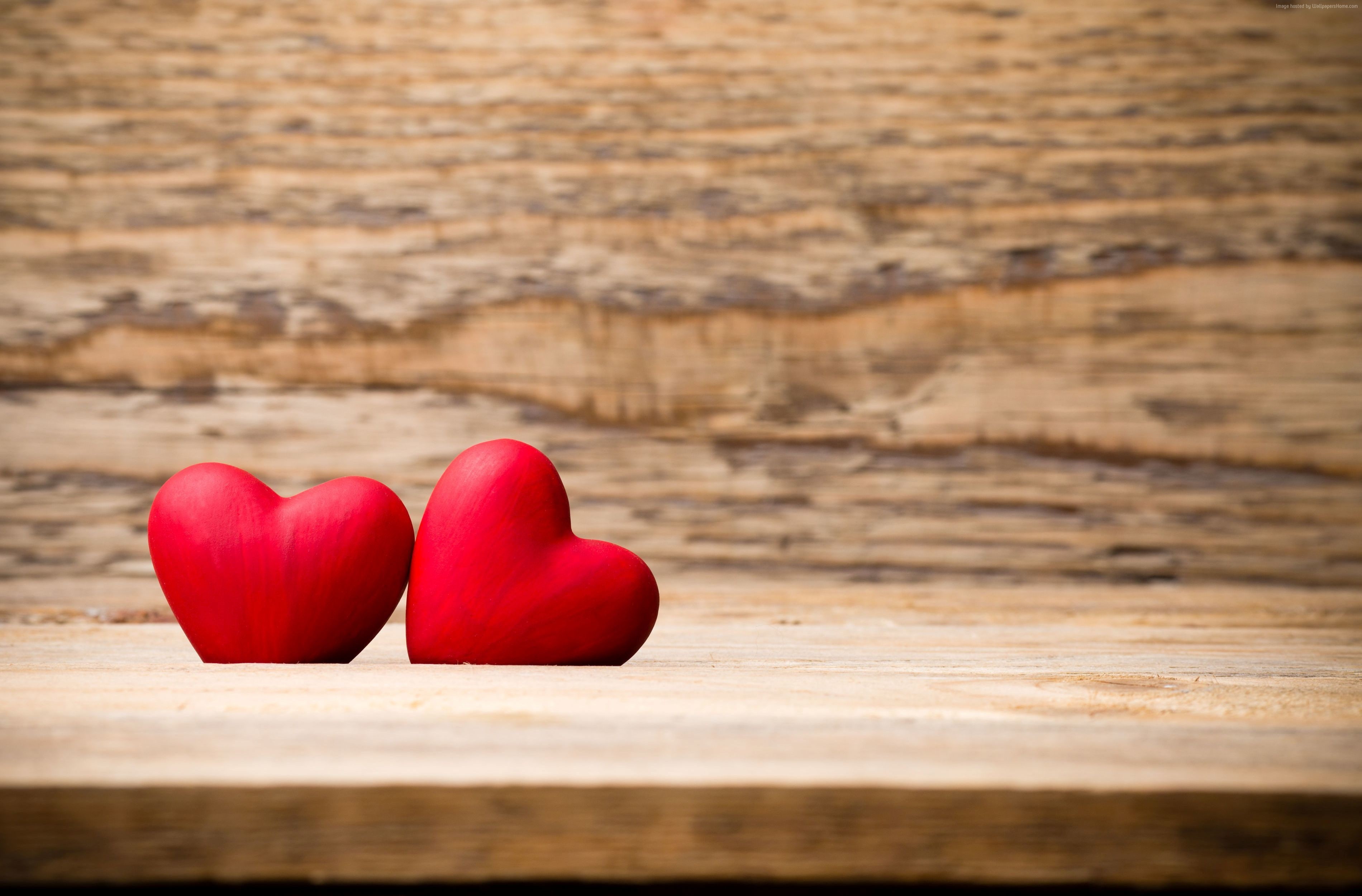 4K, heart, love image, 2K, HD Wallpaper