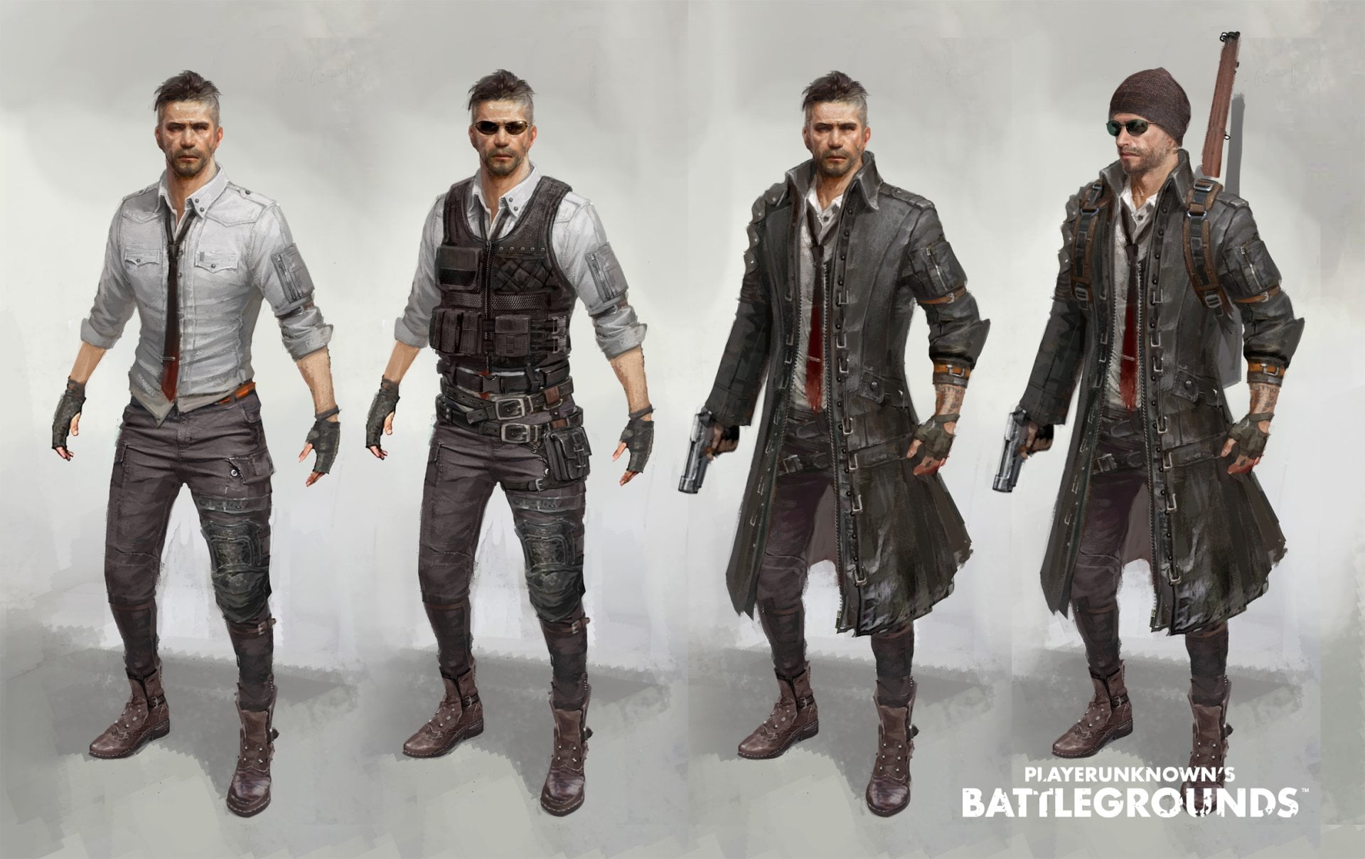 group of people, 1080P, PlayerUnknowns Battlegrounds, men, males, front view, full length, clothing, studio shot, indoors, Video Game, standing, mid adult men, HD Wallpaper