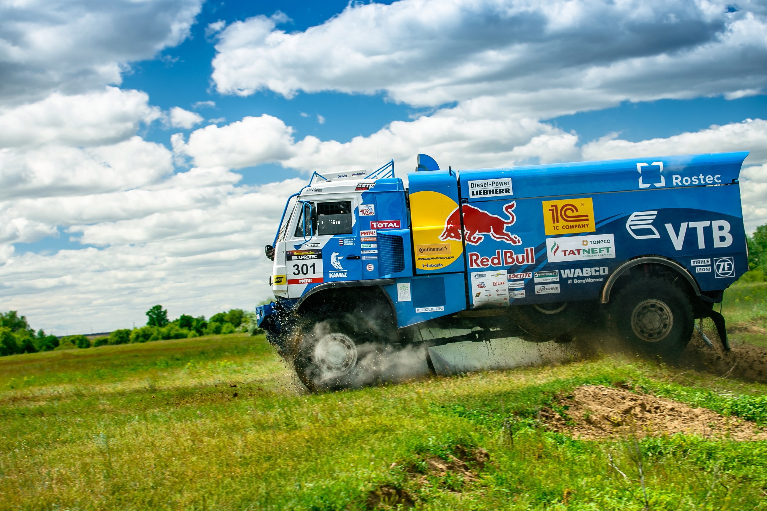 Speed, Sport, Best, 2K, Clouds, Master, Truck, KAMAZ, Russia, Redbull, Race, HD Wallpaper