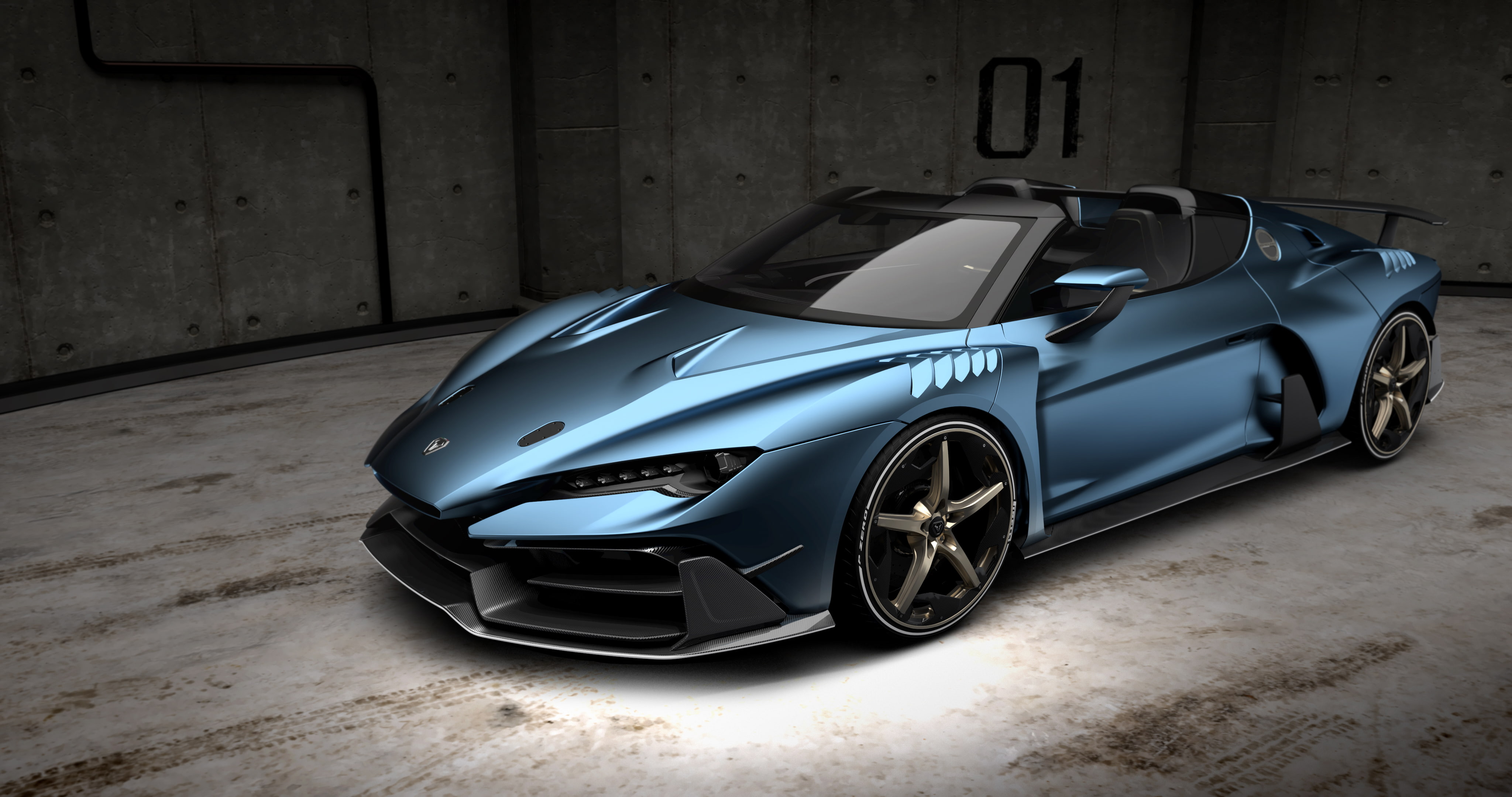 4K, Geneva Motor Show, 4K, Italdesign Zerouno Duerta, 2018, HD Wallpaper