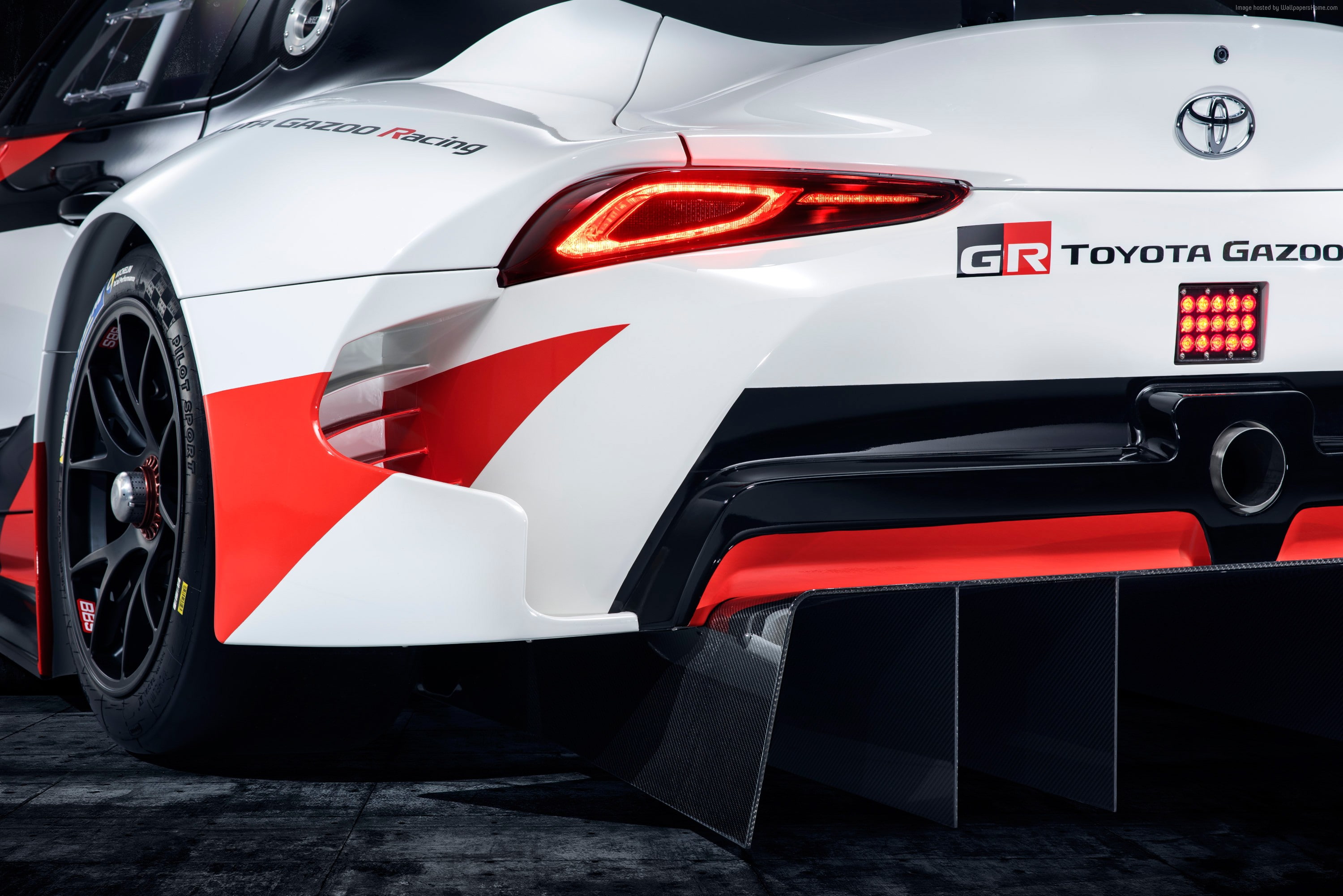 Toyota GR Supra Racing Concept, 4k, Geneva Motor Show 2018, 2K, HD Wallpaper