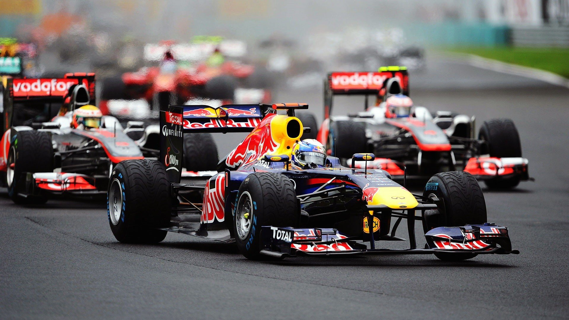 Sport, Red Bull Racing, Red Bull, sports, Formula 1, 1080P, car, McLaren F1, HD Wallpaper