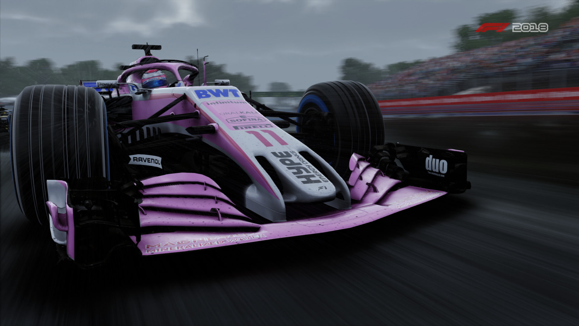 1080P, Vehicle, Formula 1, Force India, Force India VJM11, Video Game, F1 2018, HD Wallpaper