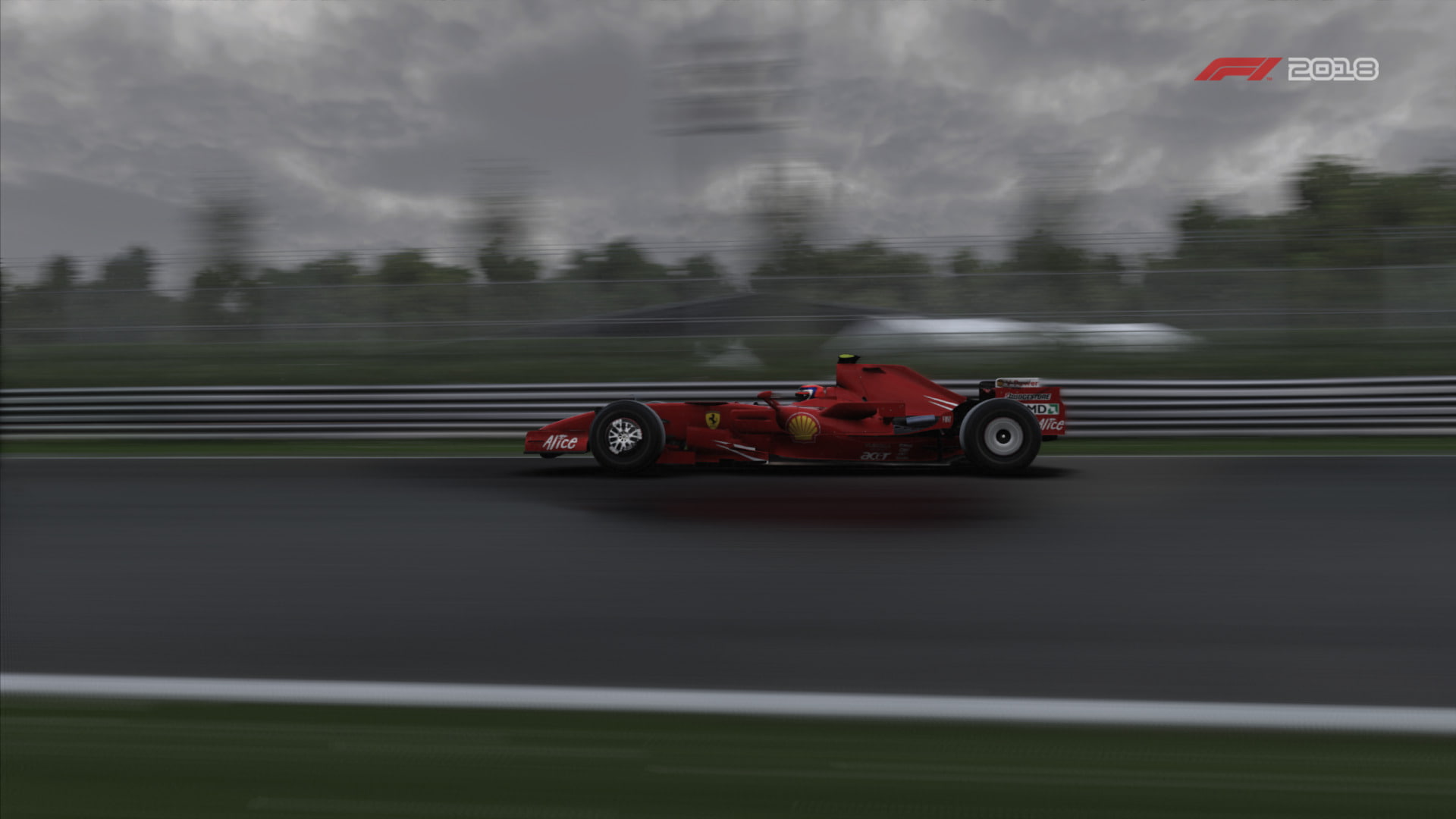 1080P, F1 2018, Ferrari, Formula 1, Vehicle, Video Game, Ferrari F2007, HD Wallpaper