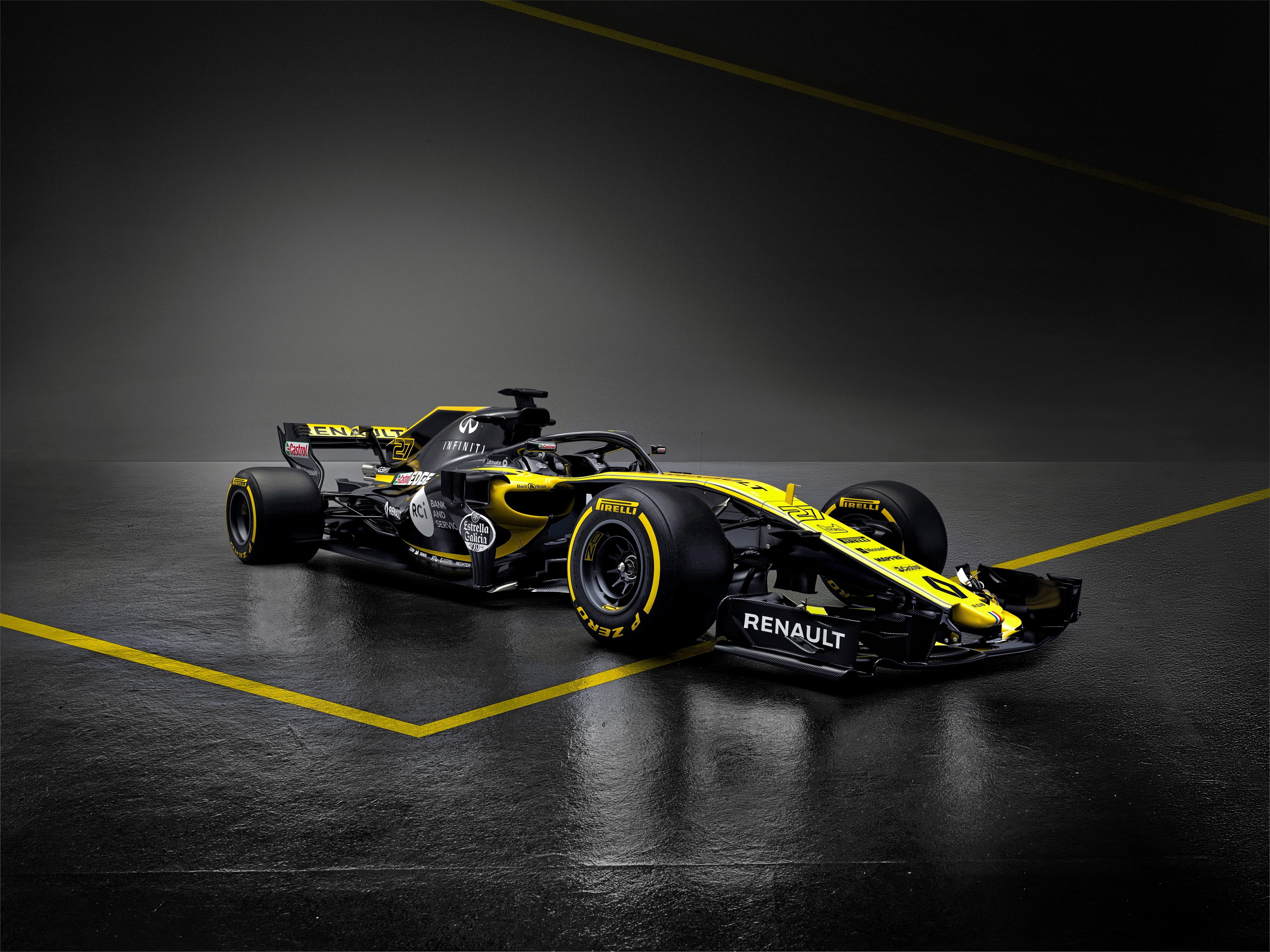 Formula 1, Renault, the car, Reno, 4K, 2018, R.S.18, HD Wallpaper