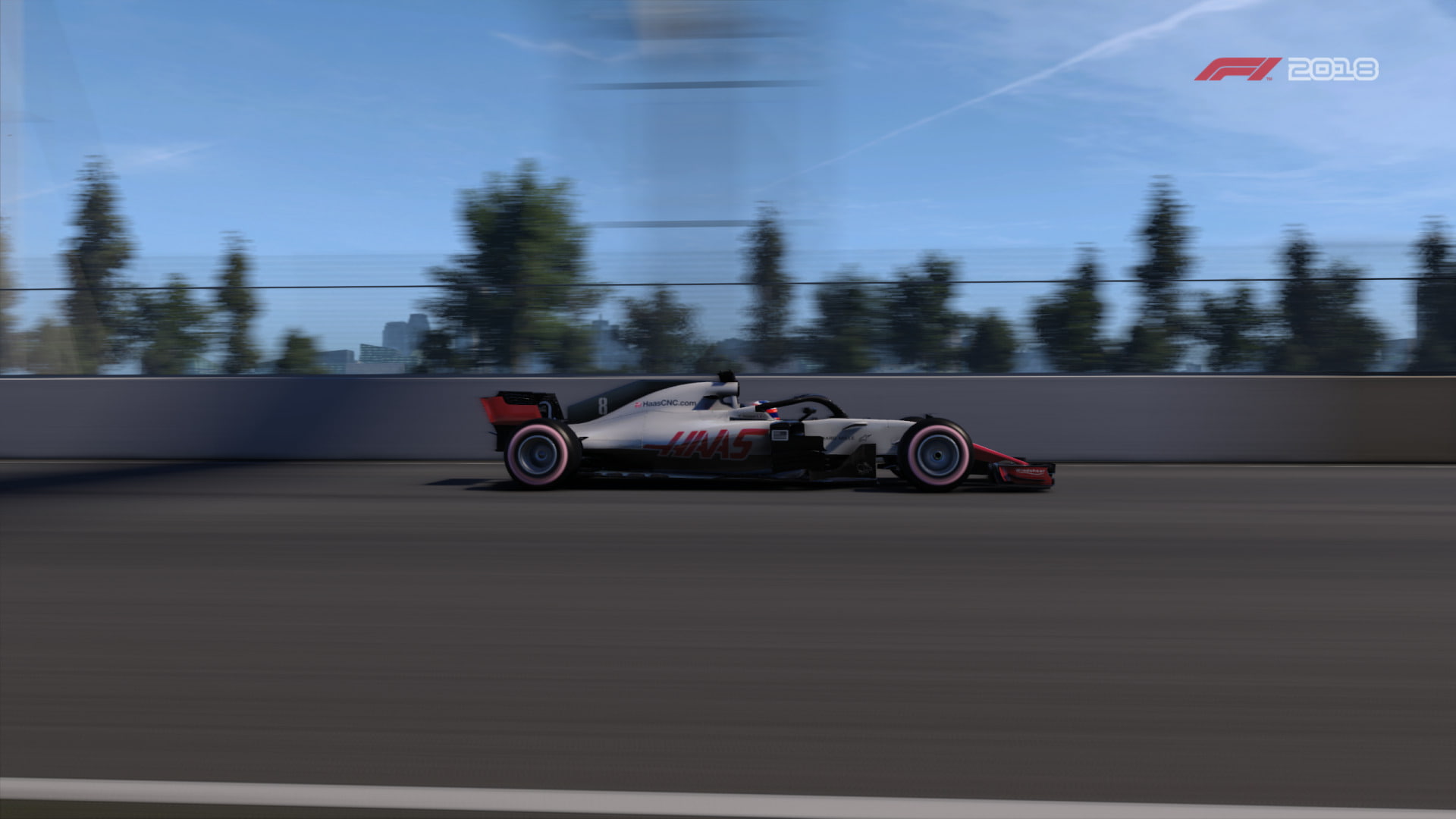 Vehicle, F1 2018, Formula 1, 1080P, Haas VF-18, Haas F1 Team, Video Game, HD Wallpaper