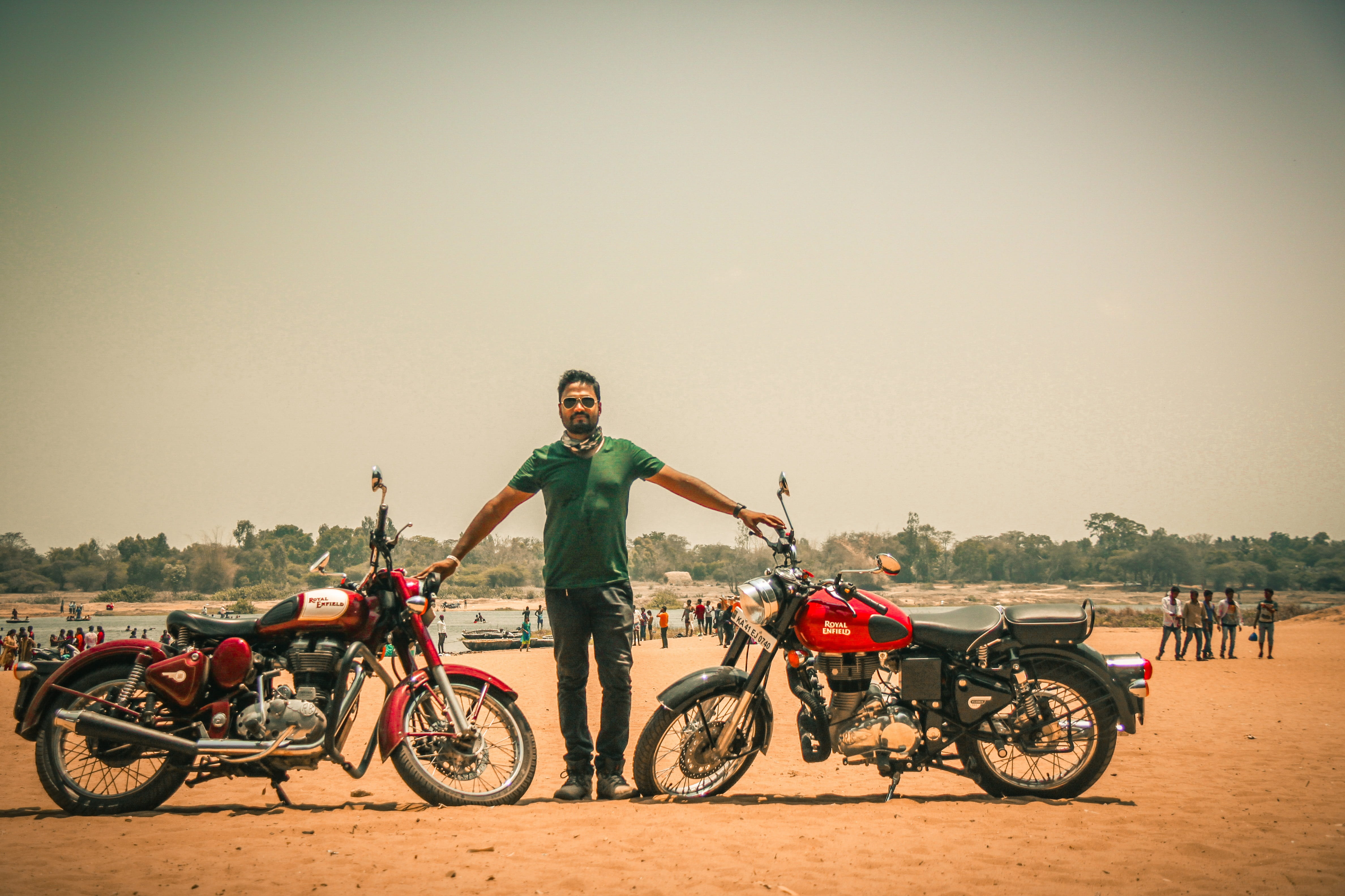 outdoors, motion, people, Bike, crash helmet, sport, sports helmet, happiness, full length, one man only, freedom, adults only, riding, one person, portrait, HD Wallpaper